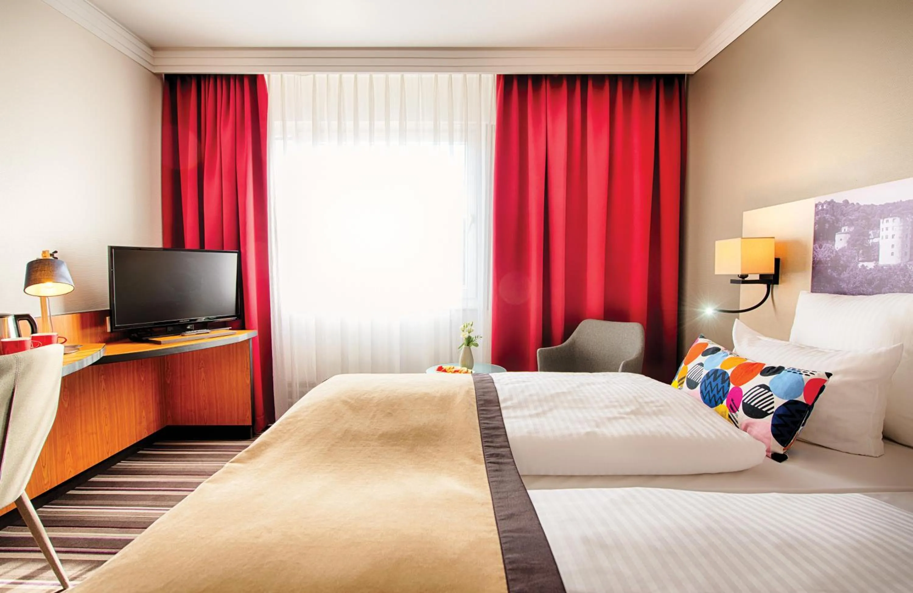 Photo of the whole room, Bed in Leonardo Hotel Heidelberg