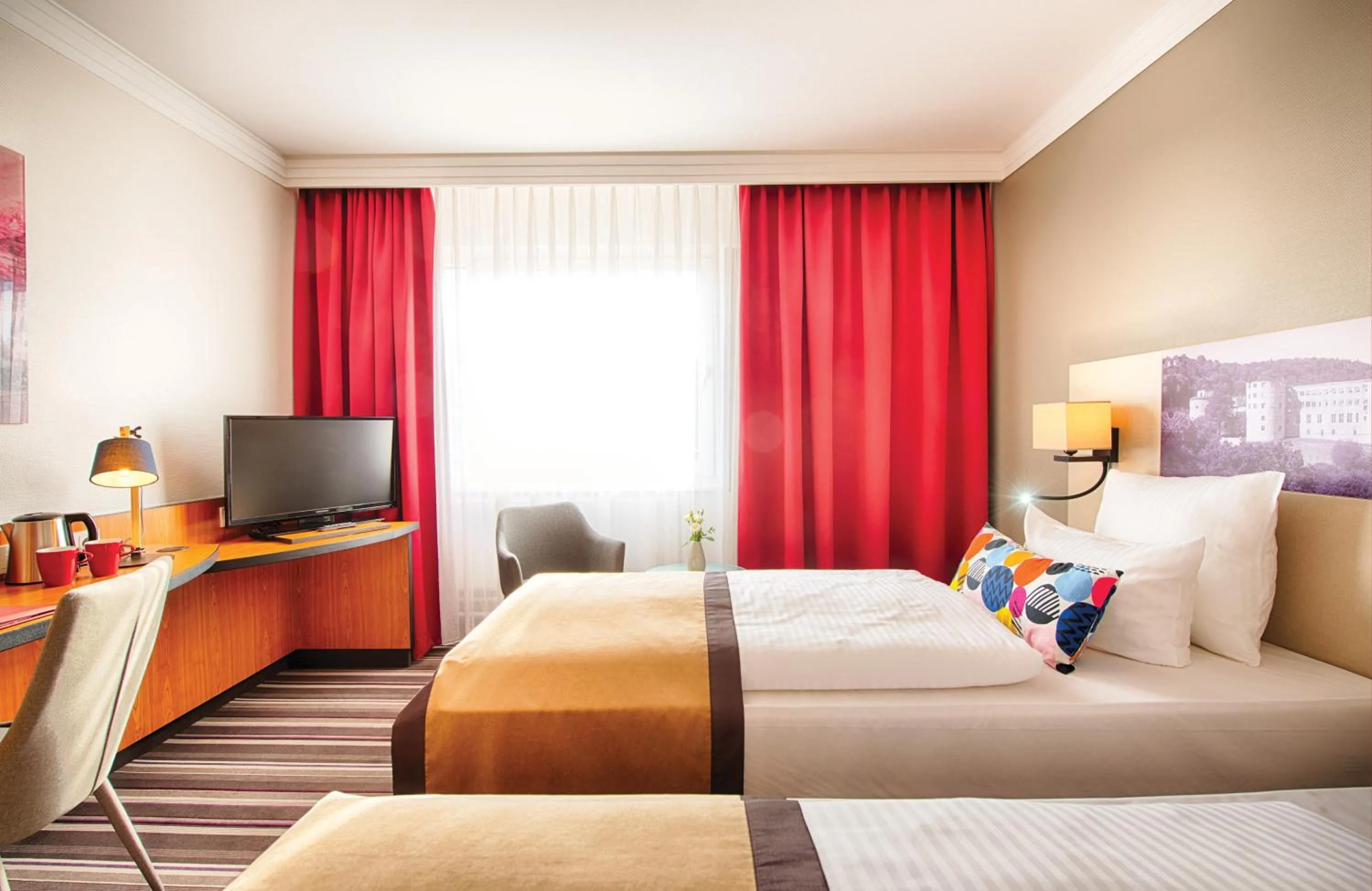 Photo of the whole room, Bed in Leonardo Hotel Heidelberg