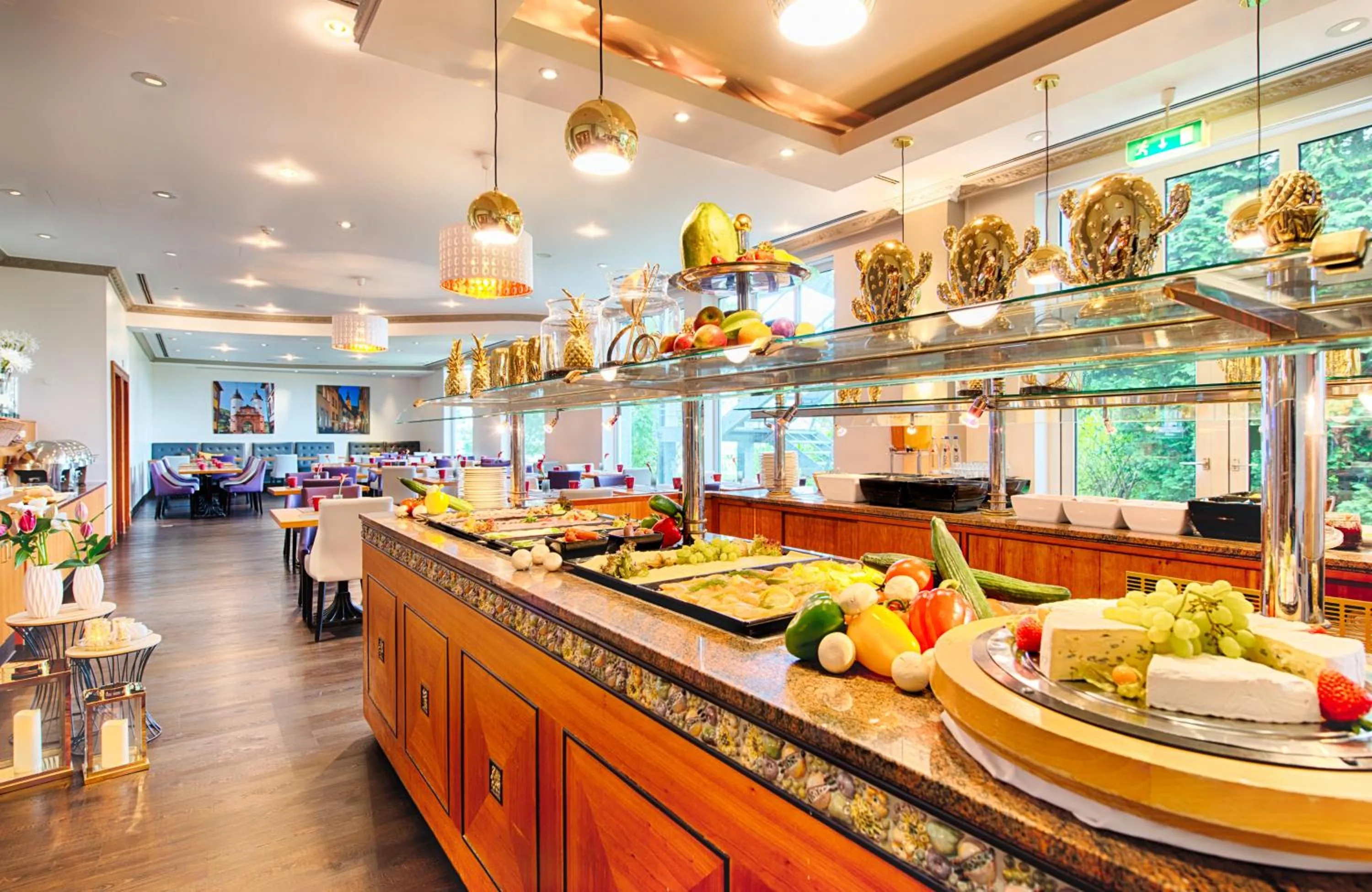 Buffet breakfast in Leonardo Hotel Heidelberg