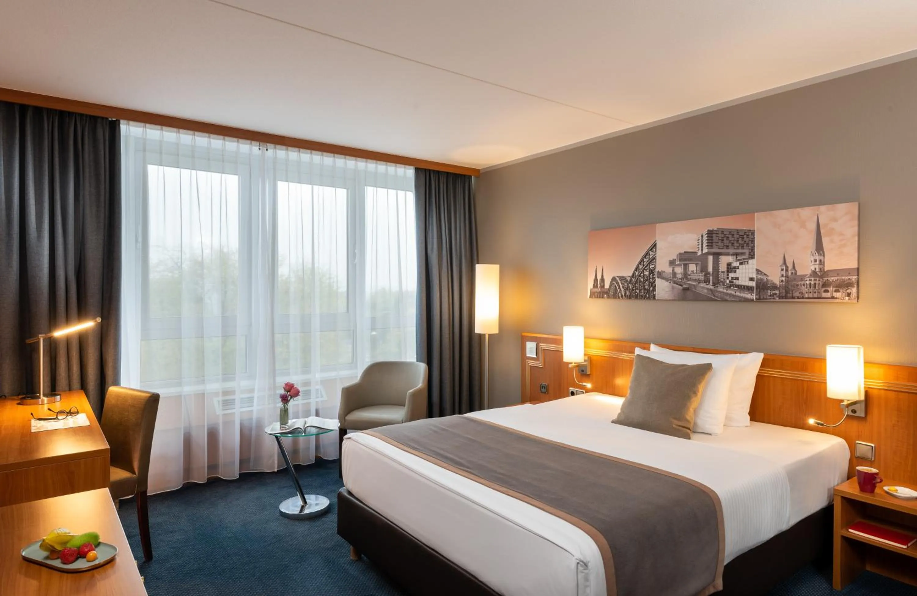 Bed in Leonardo Hotel Köln Bonn Airport