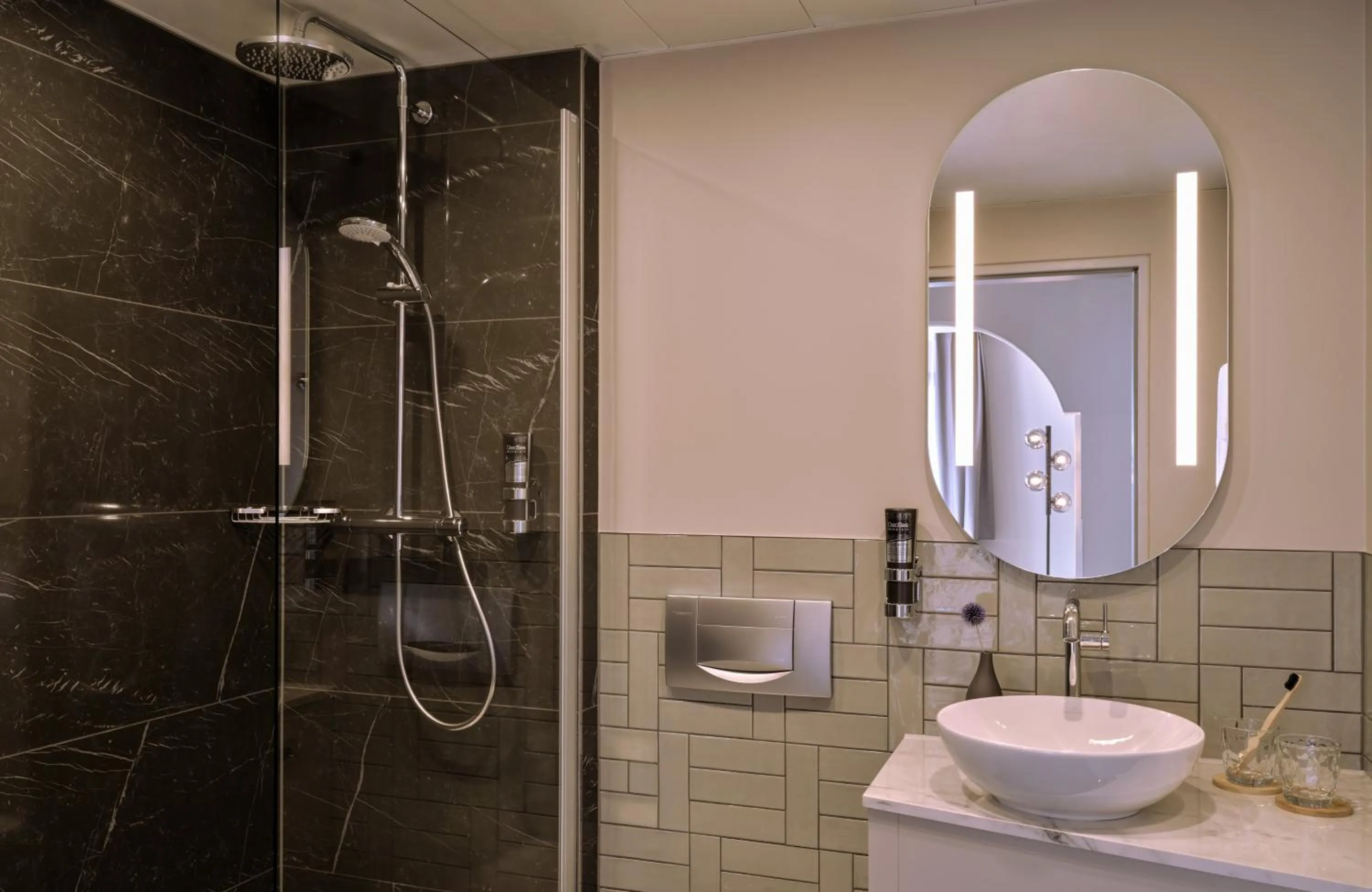 Bathroom in Leonardo Royal Hotel Baden- Baden