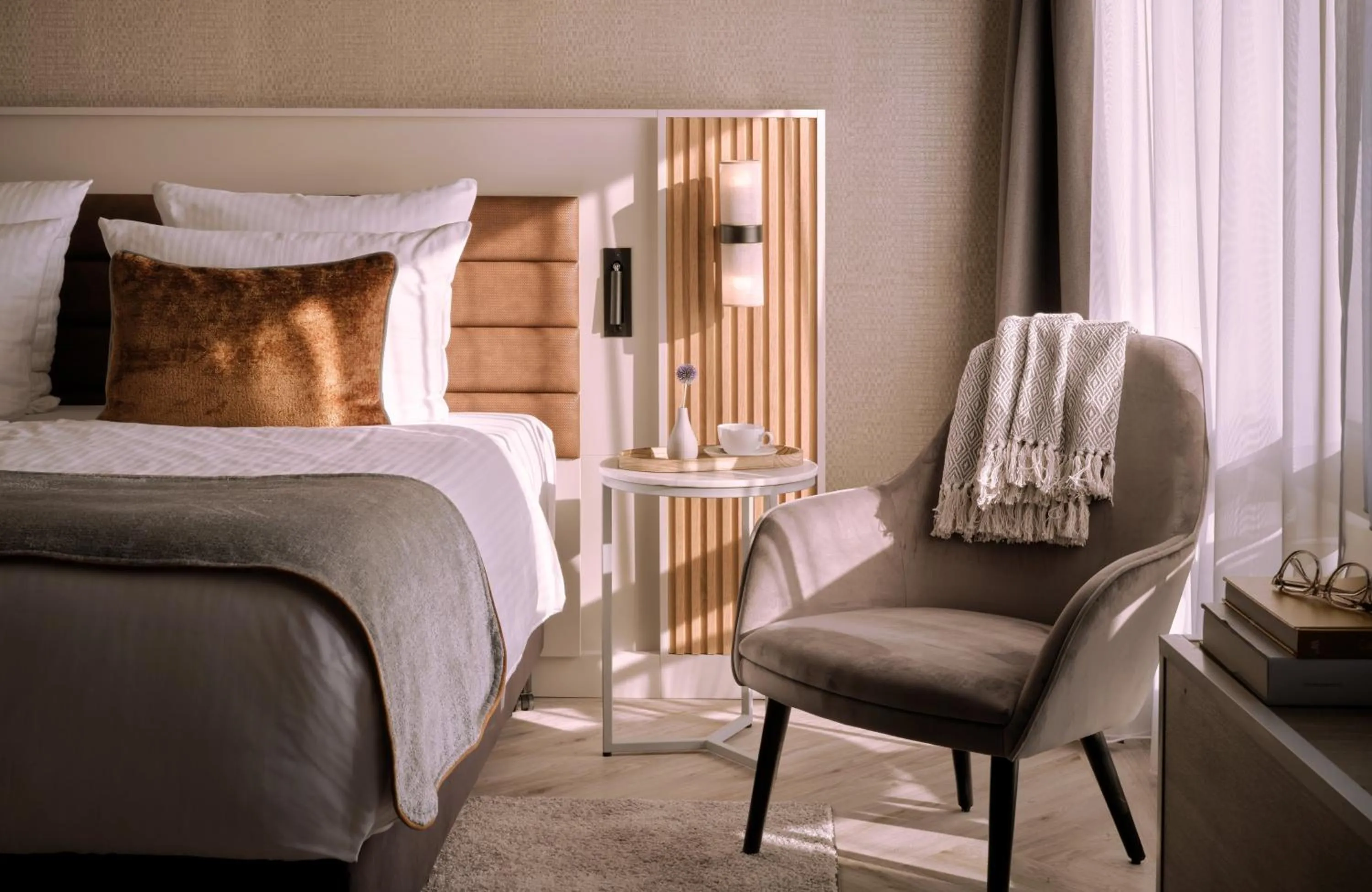 Photo of the whole room, Bed in Leonardo Royal Hotel Baden- Baden