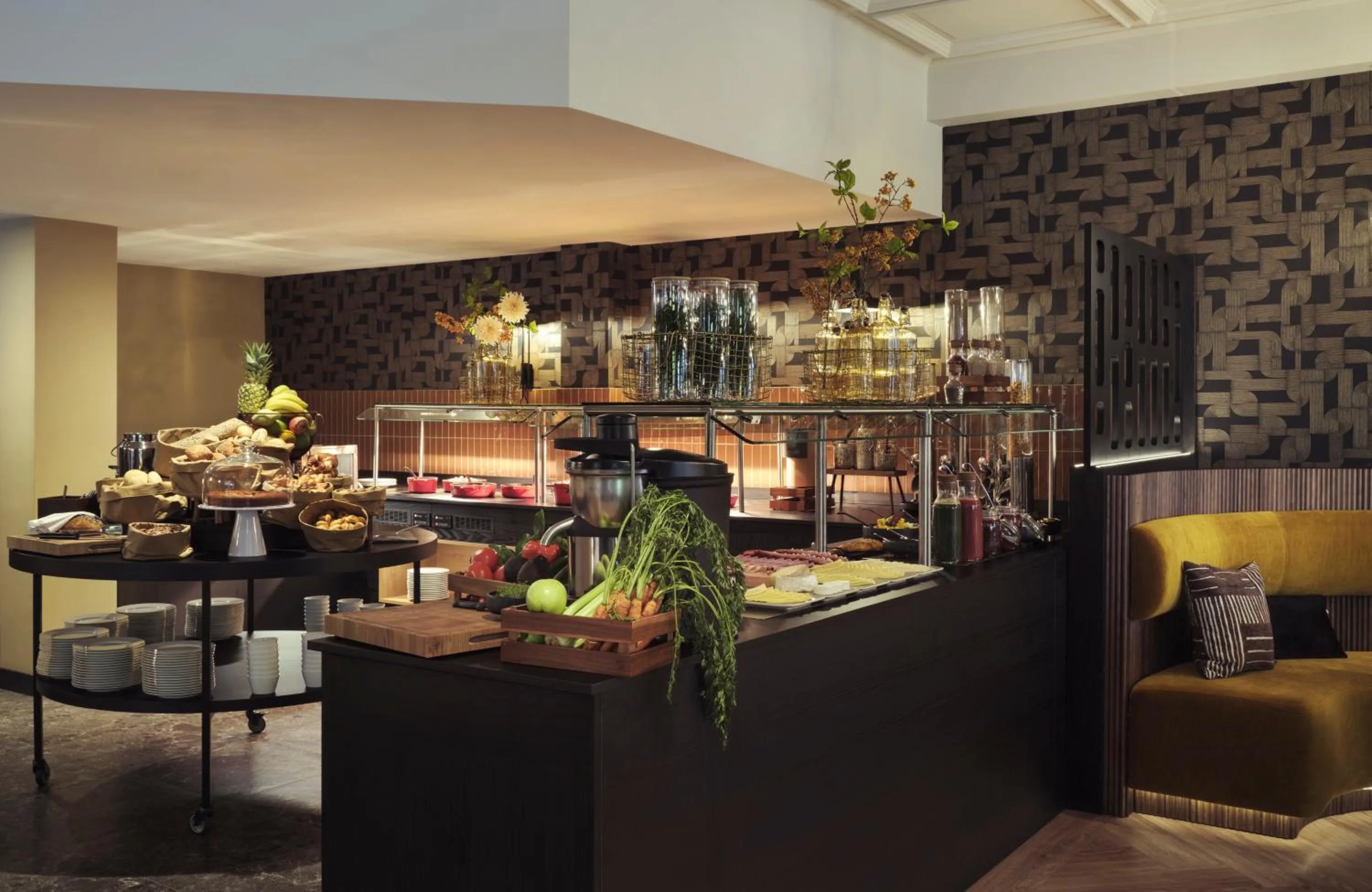 Buffet breakfast in Leonardo Royal Hotel Baden- Baden