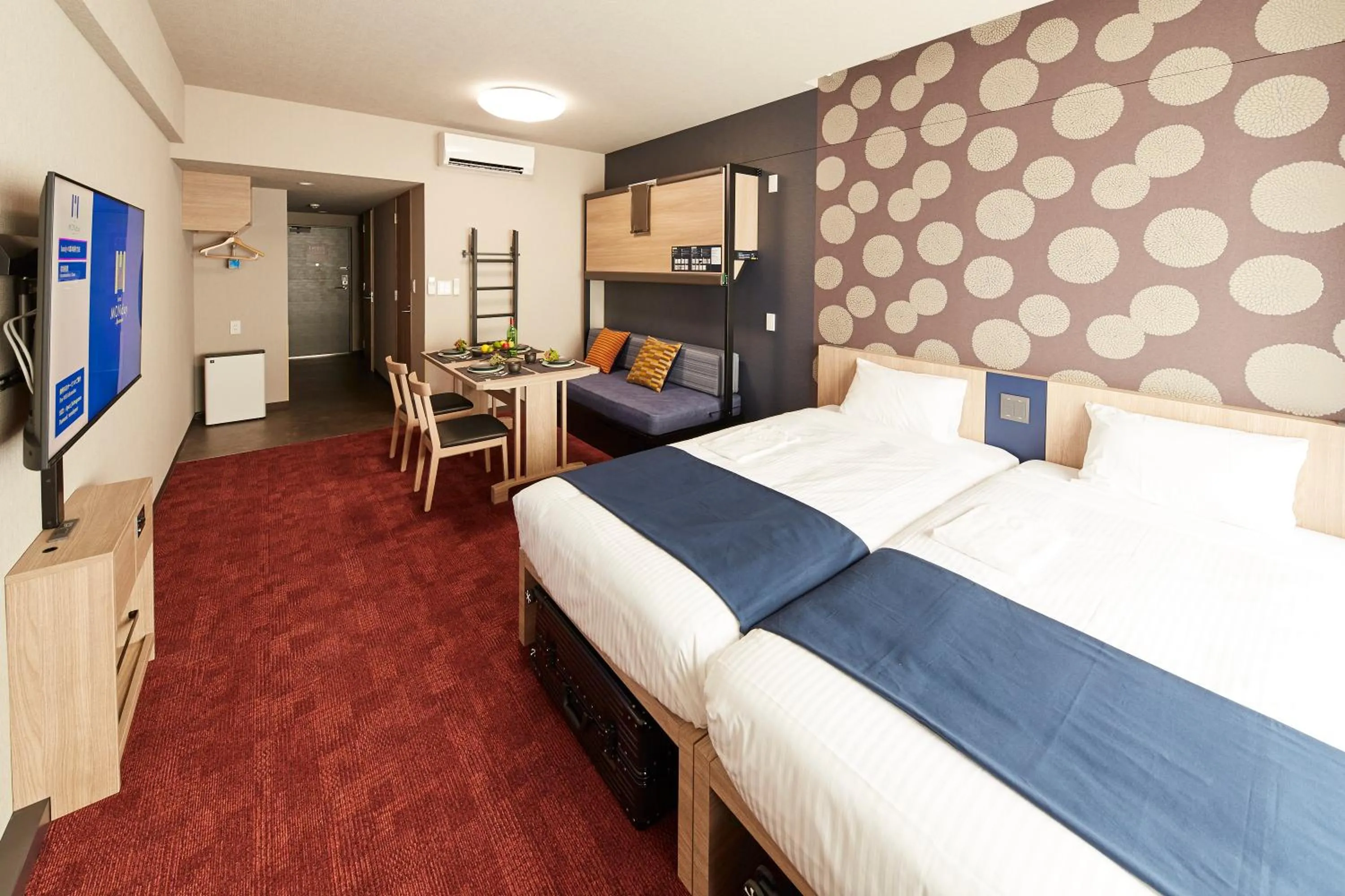 Bed in MONday Apart Nihonbashi Ningyocho