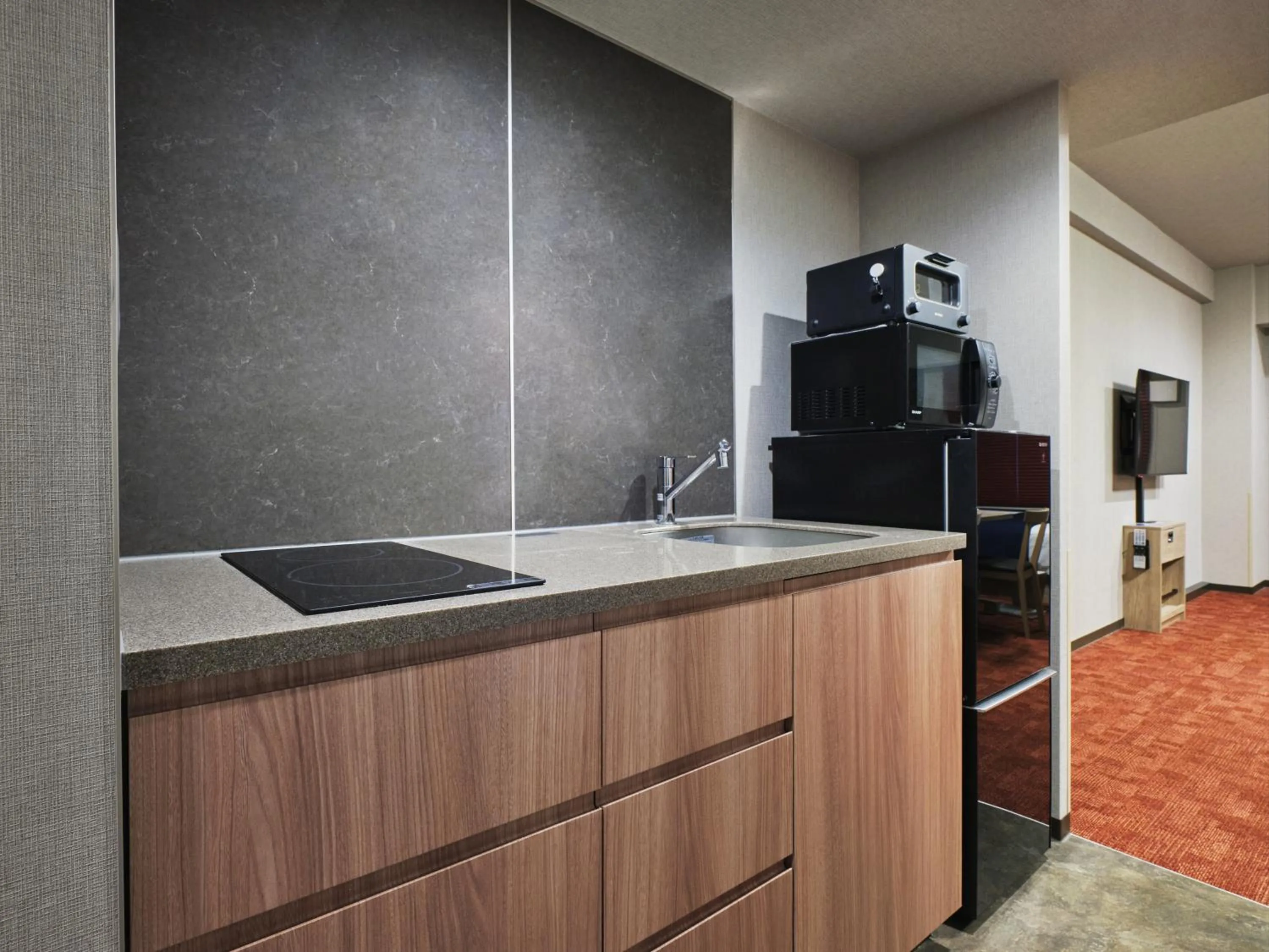 Kitchen or kitchenette in MONday Apart Nihonbashi Ningyocho