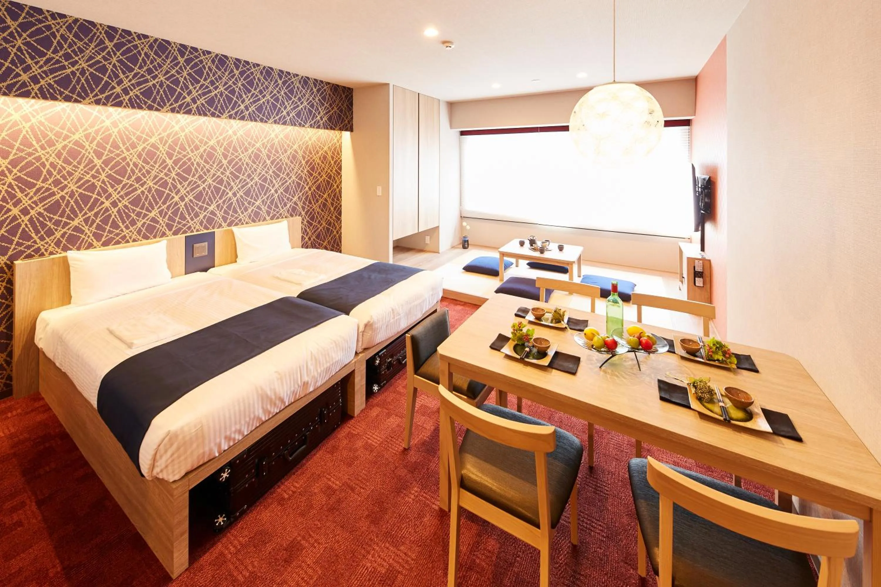 Bed in MONday Apart Nihonbashi Ningyocho