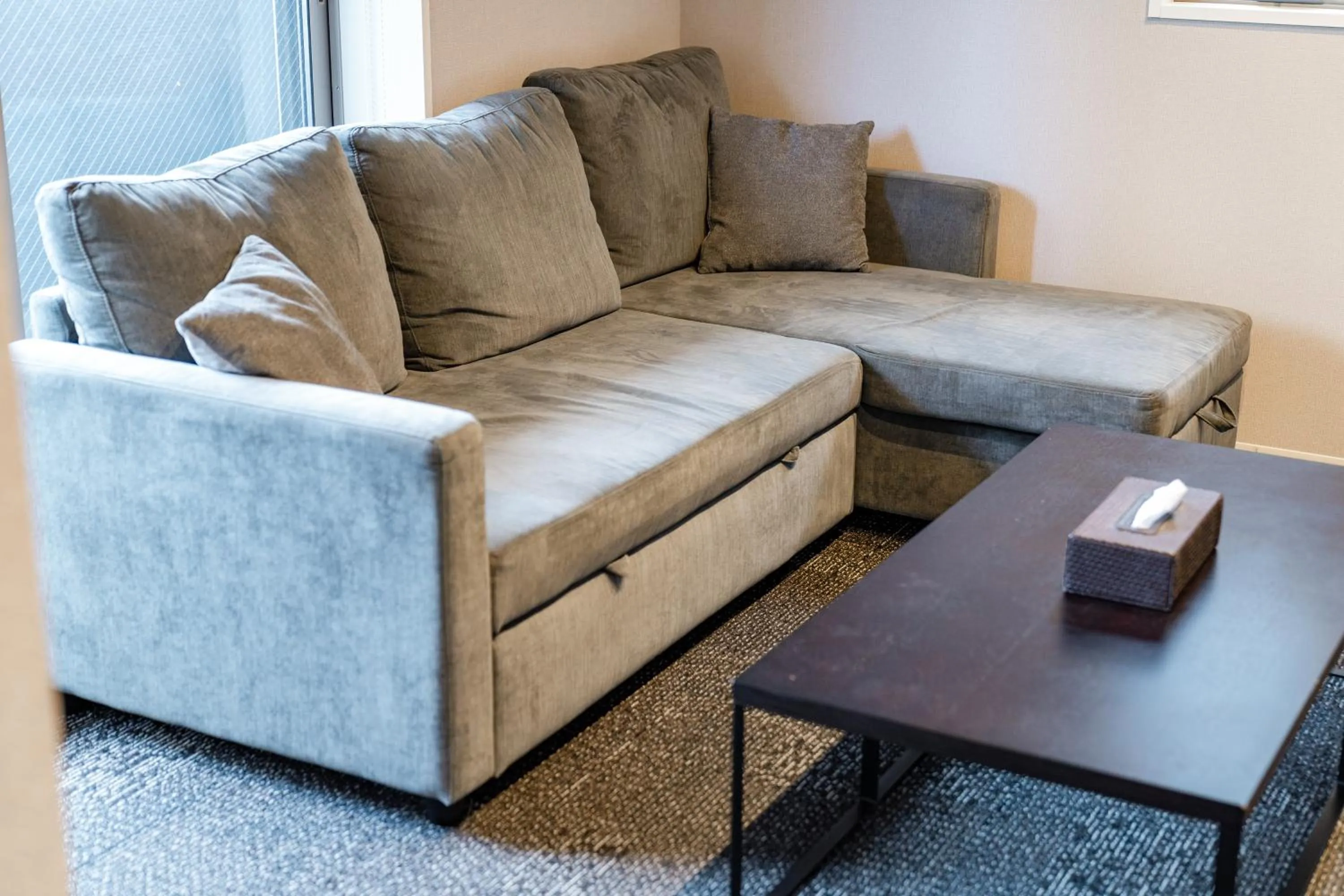 Seating area in GRAND BASE Moji Nagomi