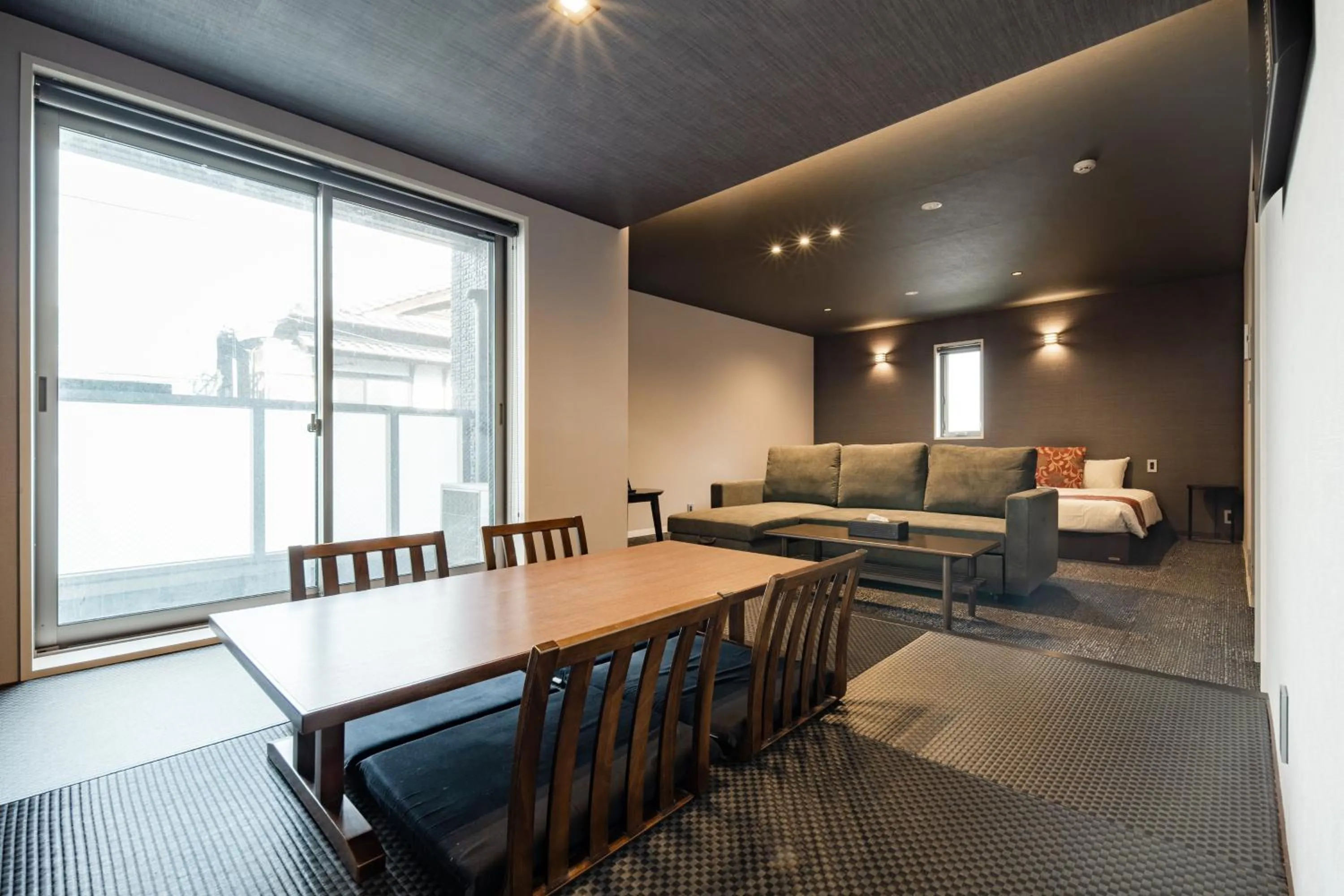 Seating area in GRAND BASE Moji Nagomi