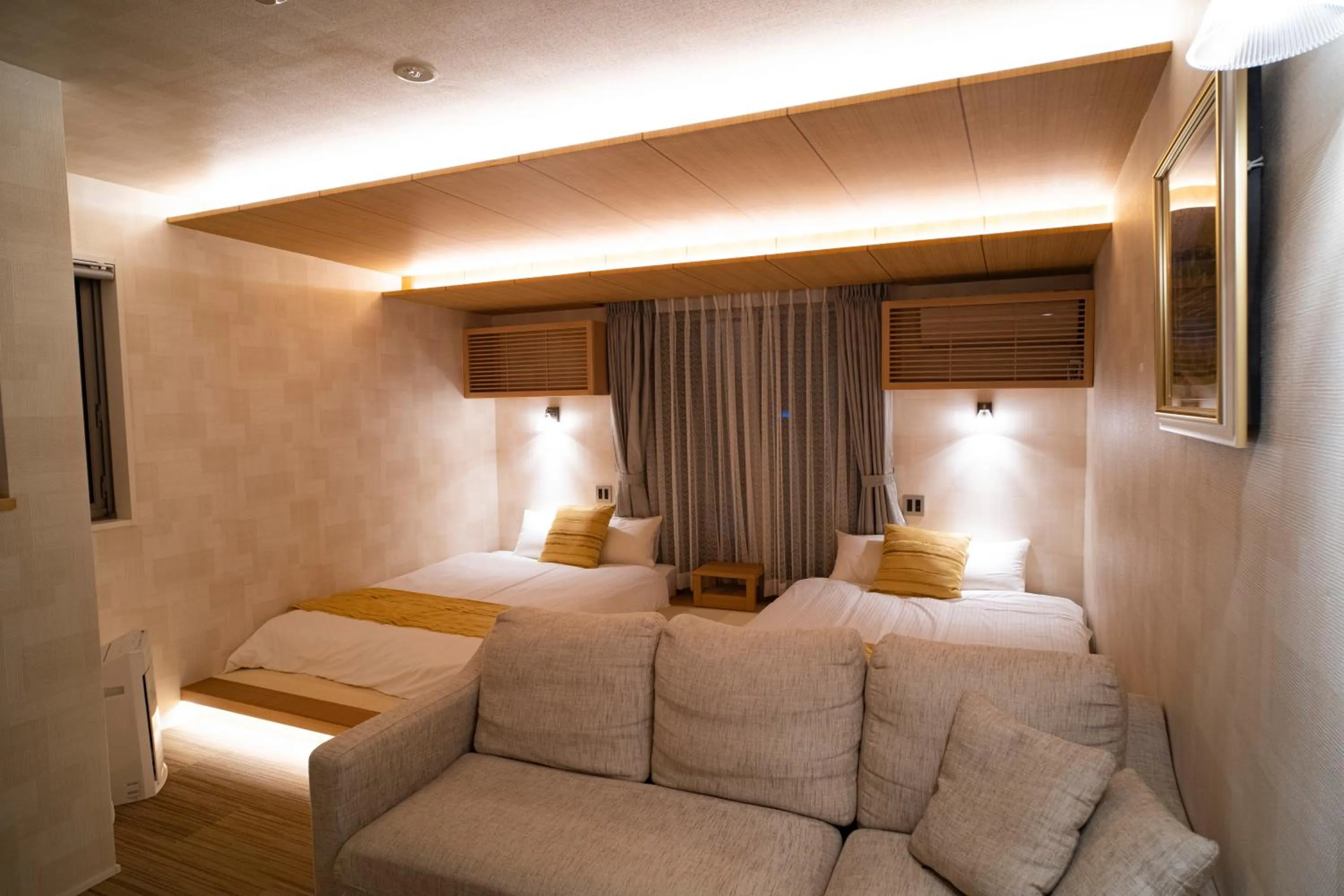 Bed in GRAND BASE Mojiko Ekimae