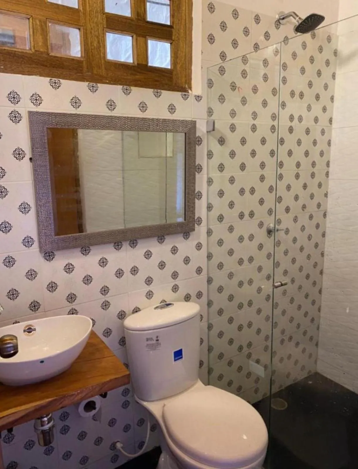 Shower in Palomino Sunrise