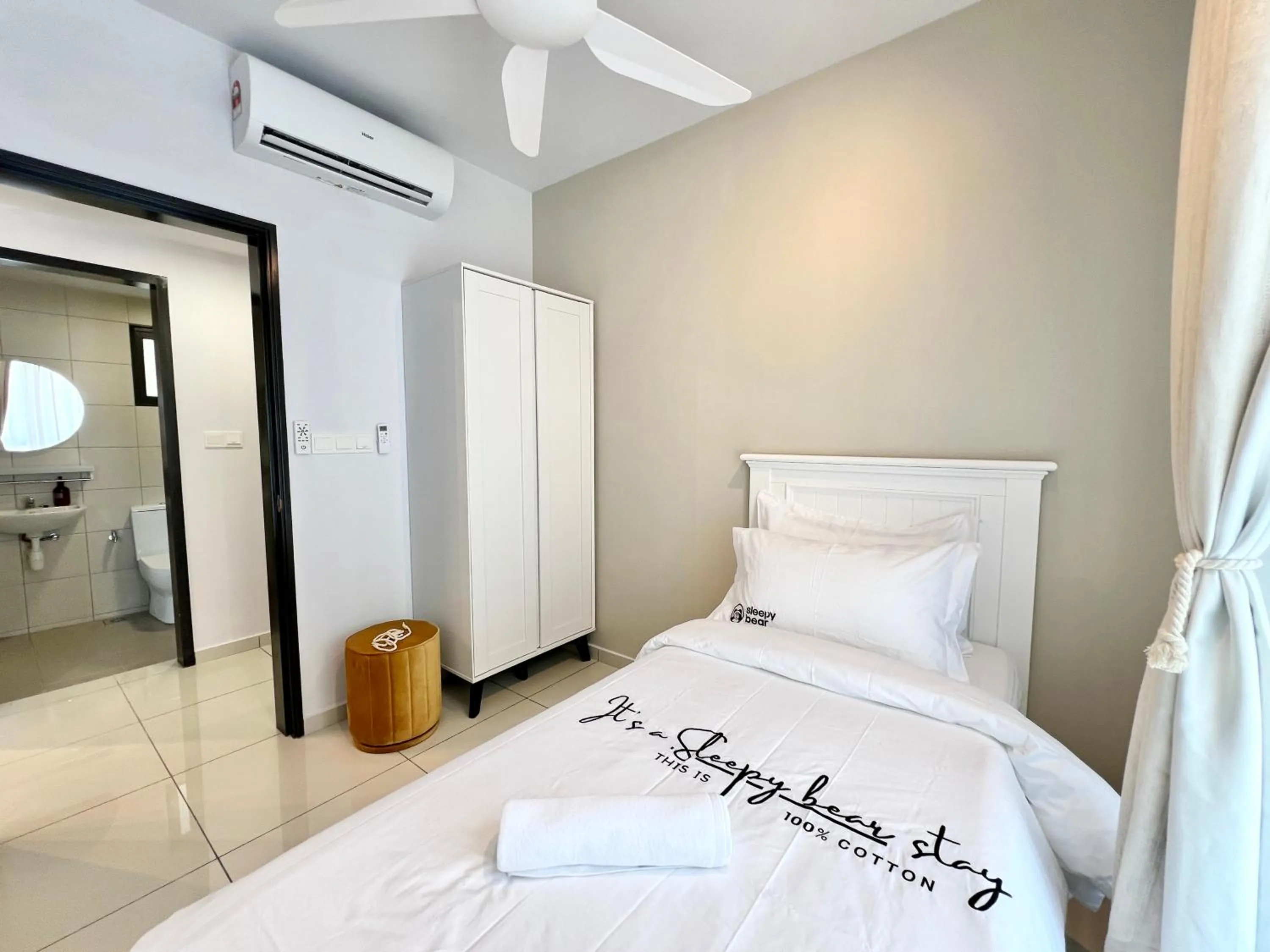 Bed in Gaia Residence, Gamuda Gardens Rawang by Sleepy Bear