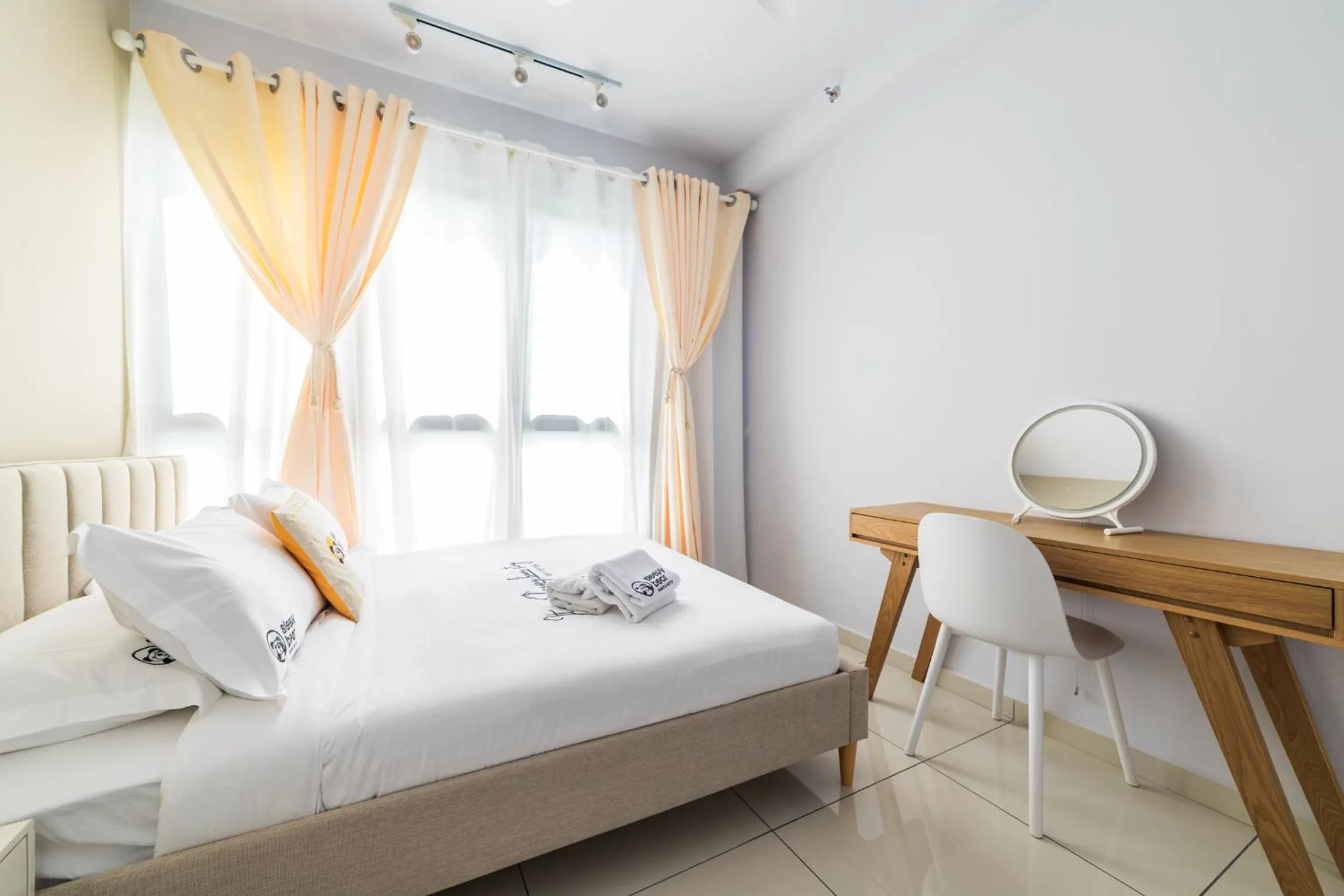 Bed in Gaia Residence, Gamuda Gardens Rawang by Sleepy Bear