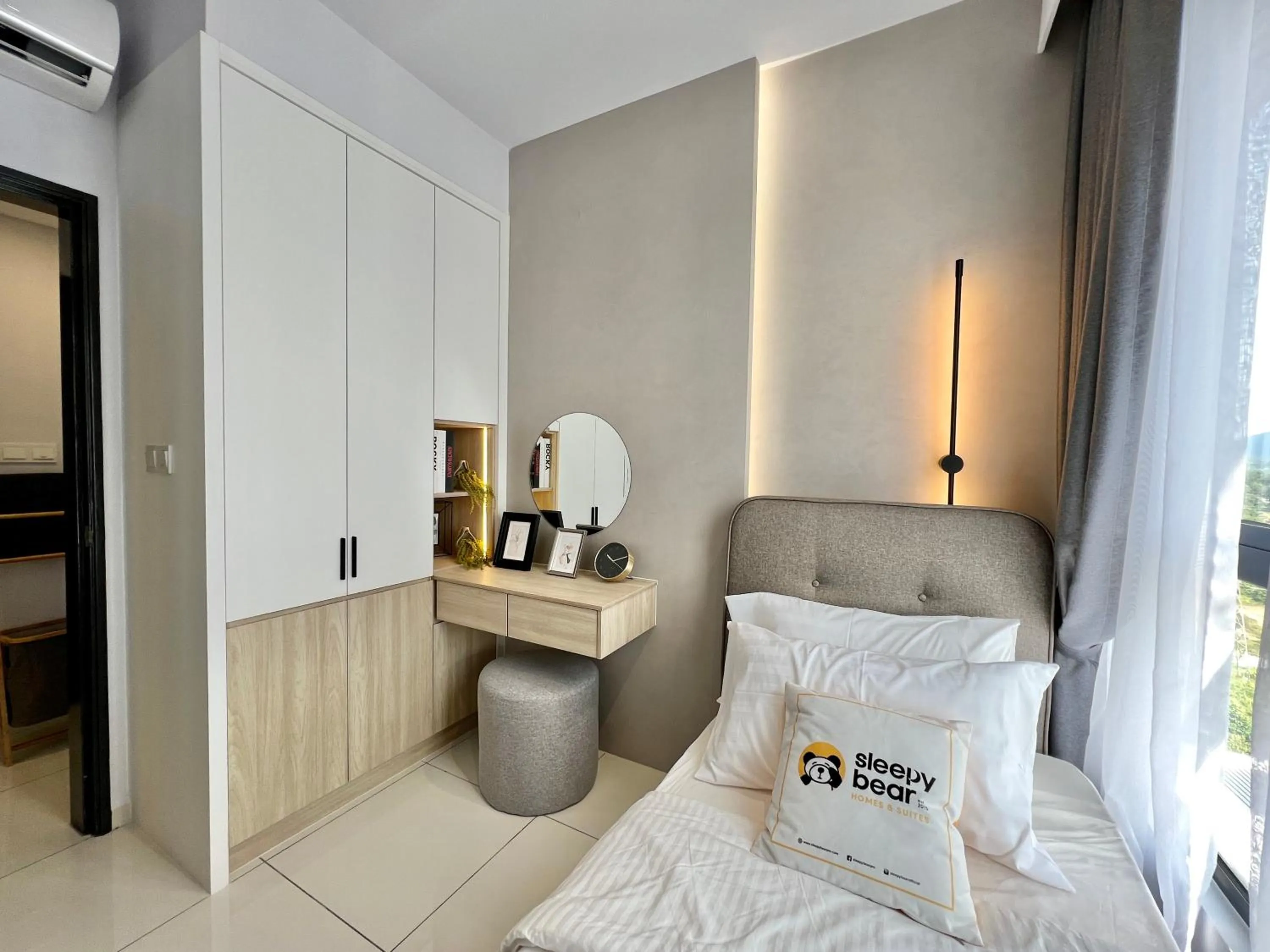 Bed in Gaia Residence, Gamuda Gardens Rawang by Sleepy Bear