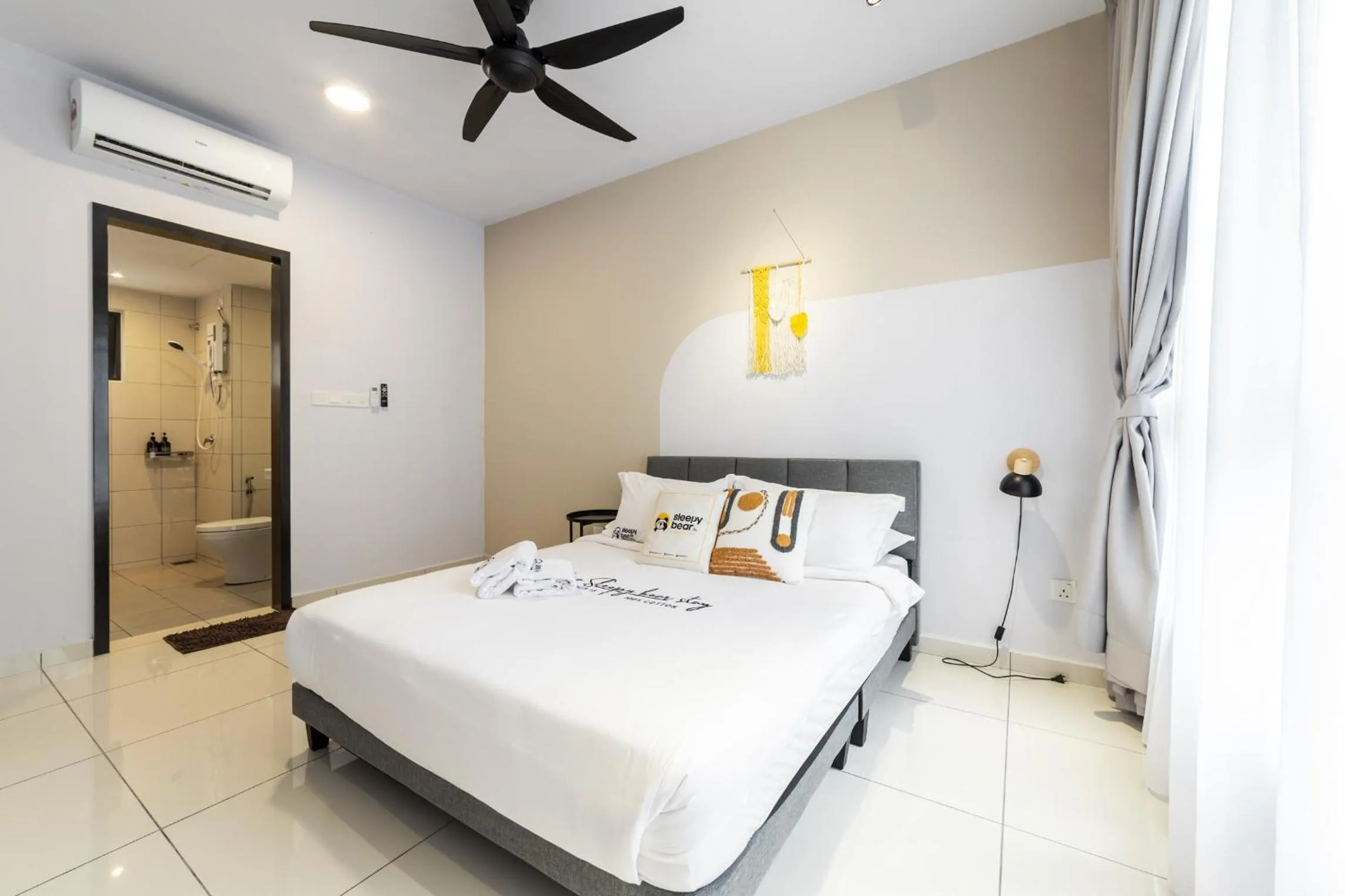 Bed in Gaia Residence, Gamuda Gardens Rawang by Sleepy Bear