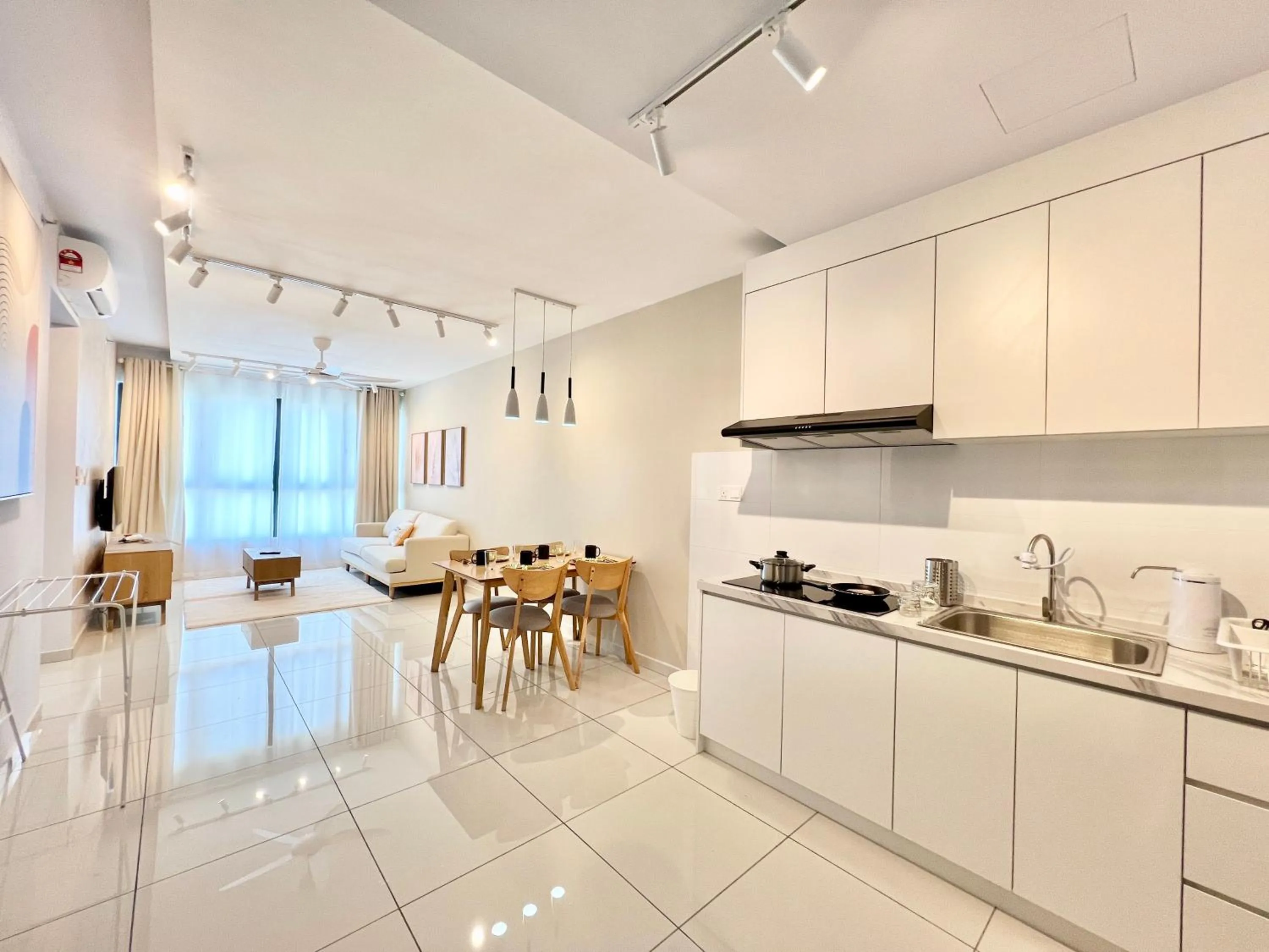 Kitchen or kitchenette in Gaia Residence, Gamuda Gardens Rawang by Sleepy Bear