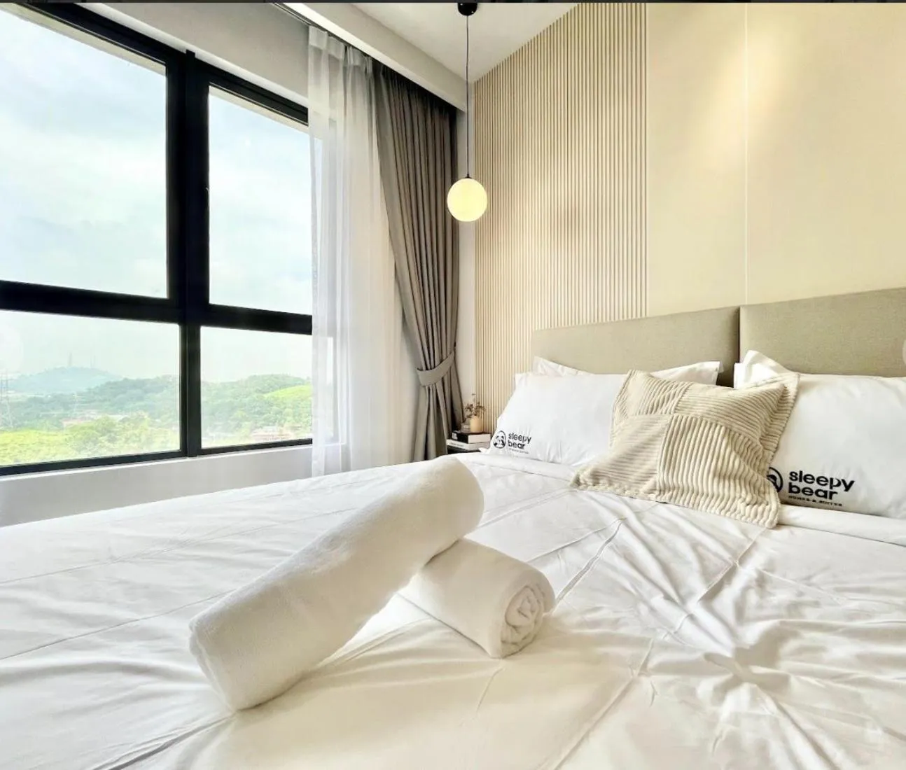 Bed in Gaia Residence, Gamuda Gardens Rawang by Sleepy Bear