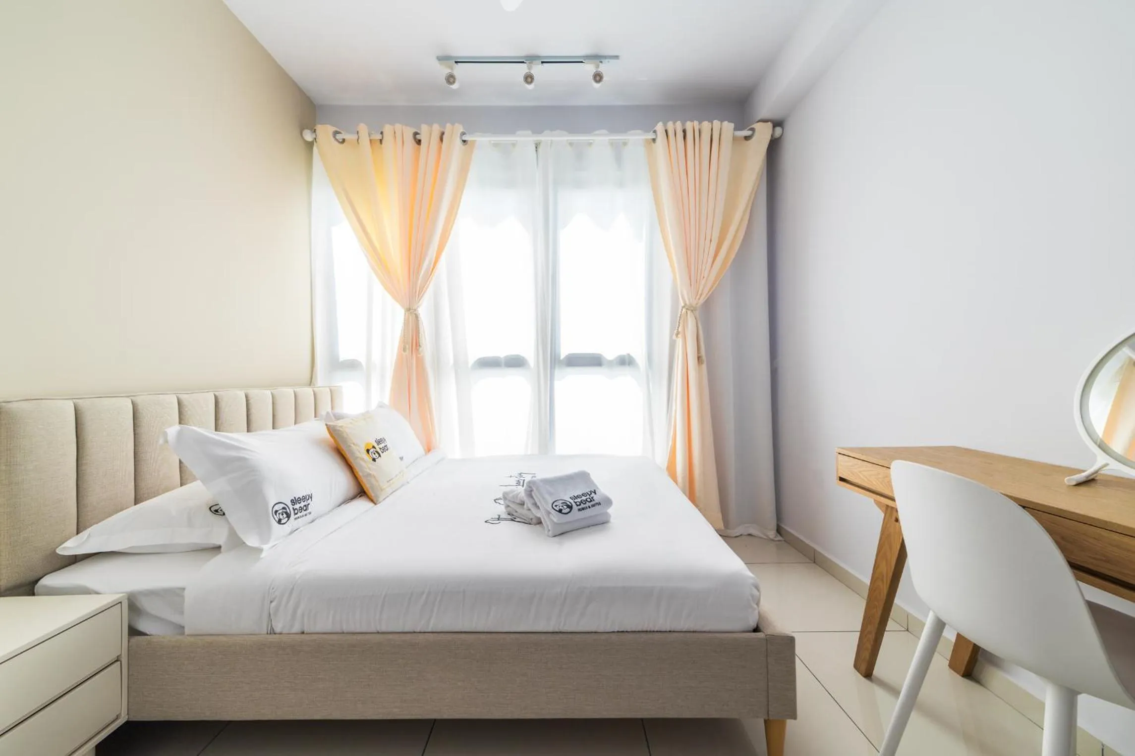 Bed in Gaia Residence, Gamuda Gardens Rawang by Sleepy Bear