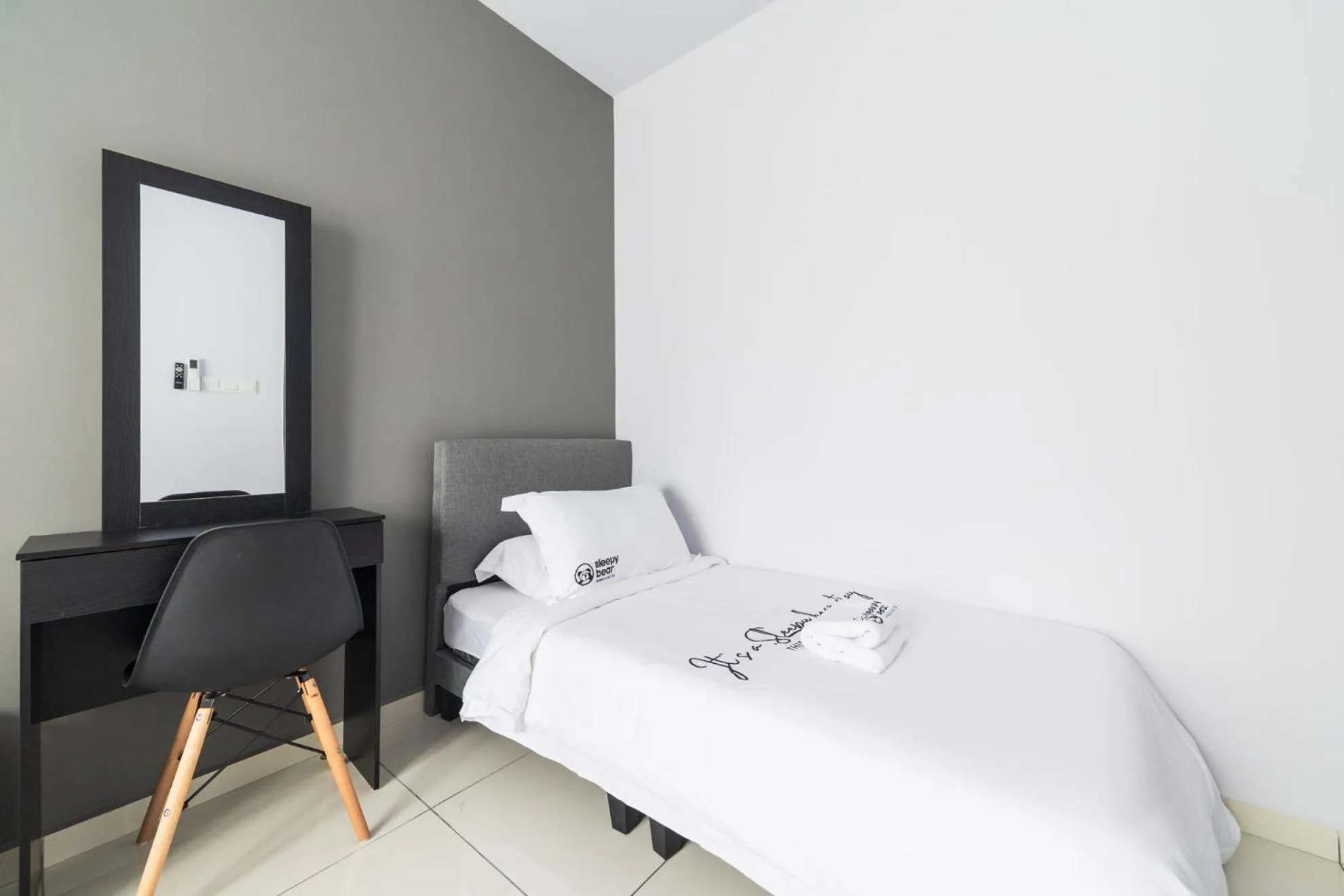 Bed in Gaia Residence, Gamuda Gardens Rawang by Sleepy Bear