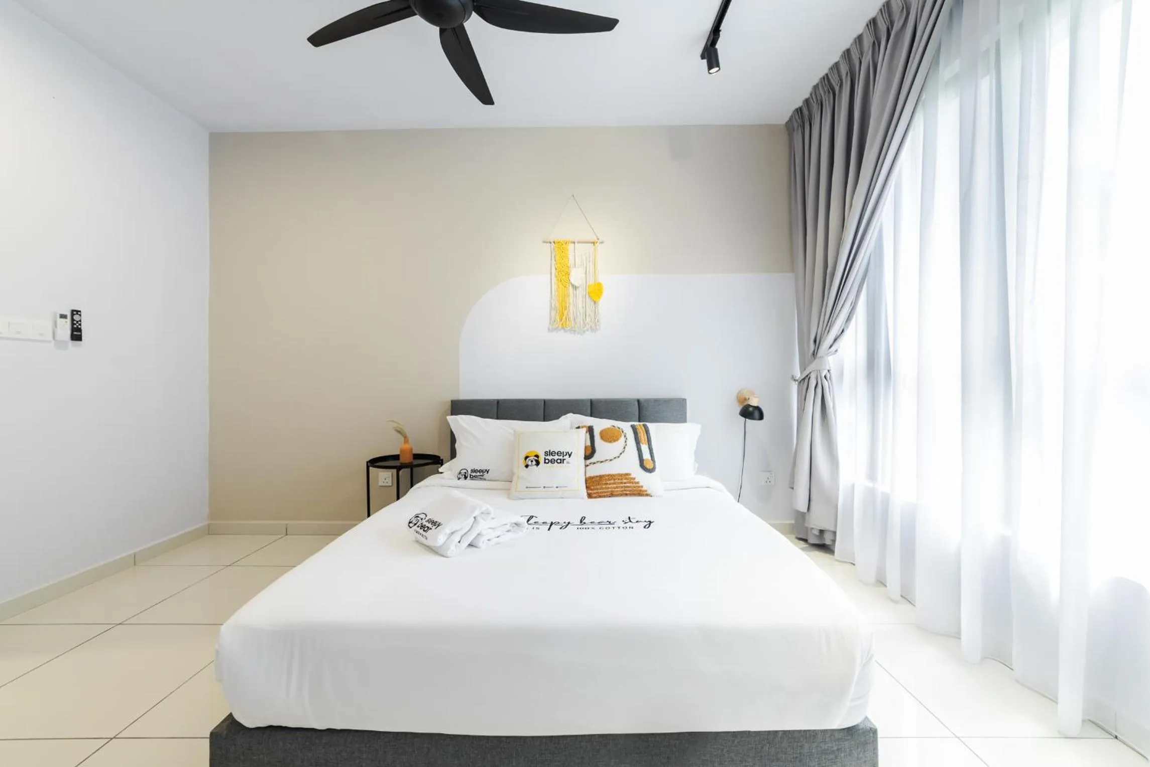 Bed in Gaia Residence, Gamuda Gardens Rawang by Sleepy Bear