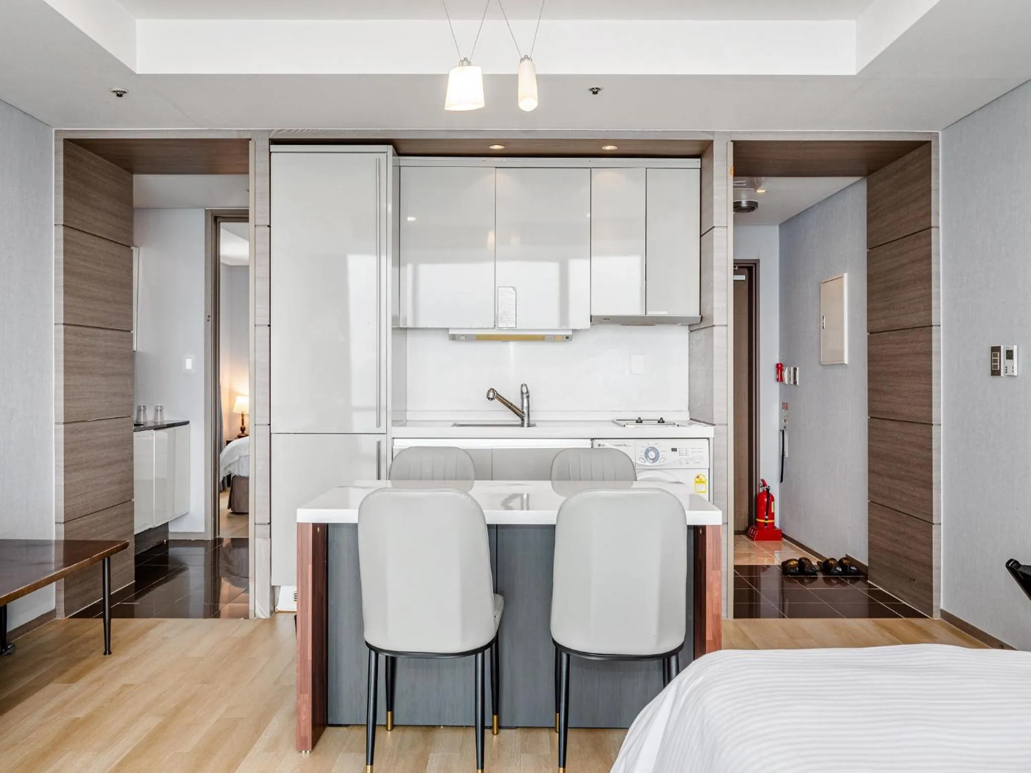 Area and facilities, Bed in Haeundae Seacloud Hotel Residence