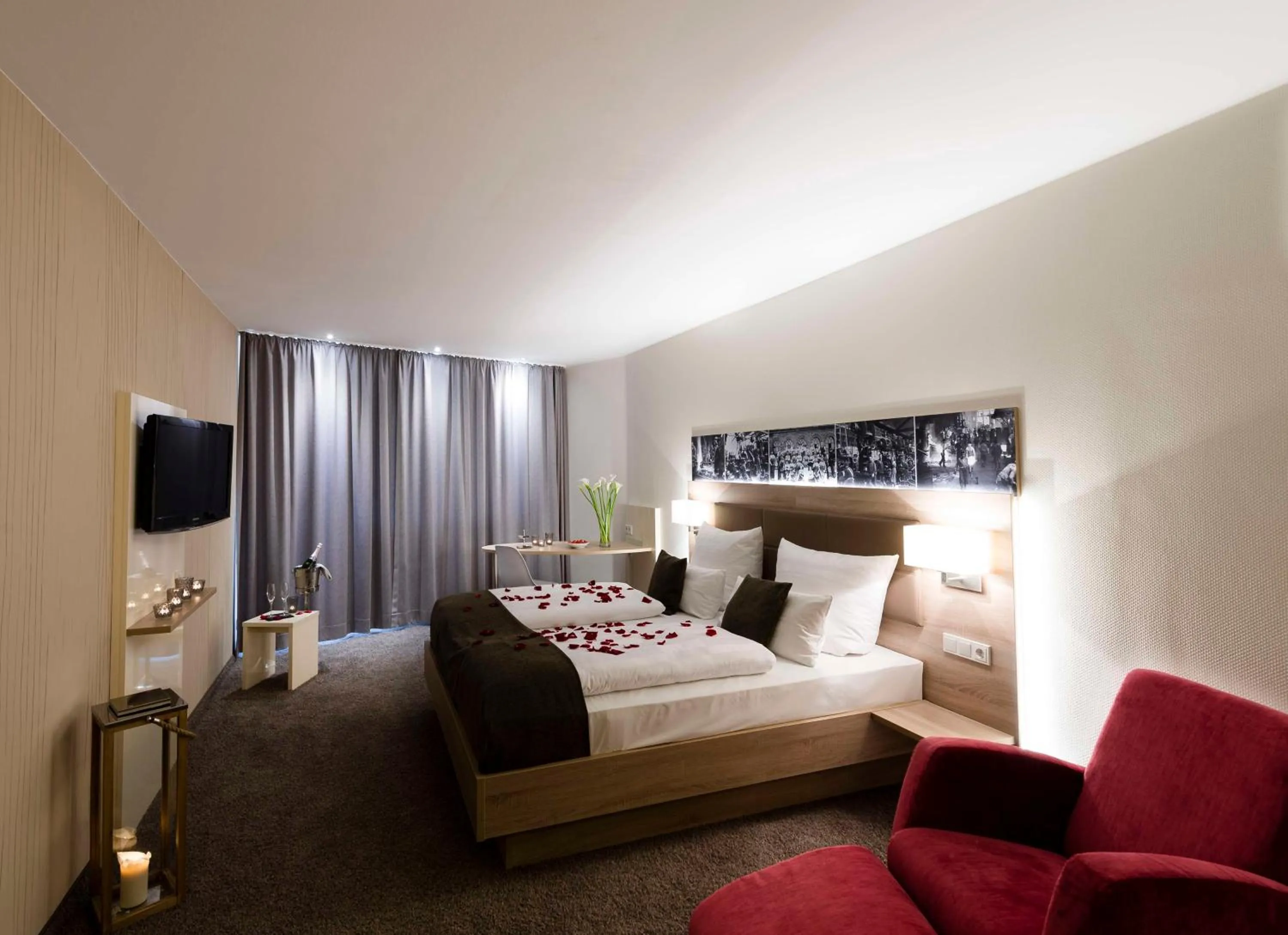 Bedroom, Bed in Best Western Plus Parkhotel Velbert