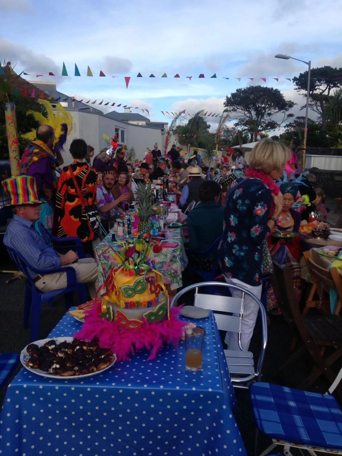 People in Falmouth Lodge