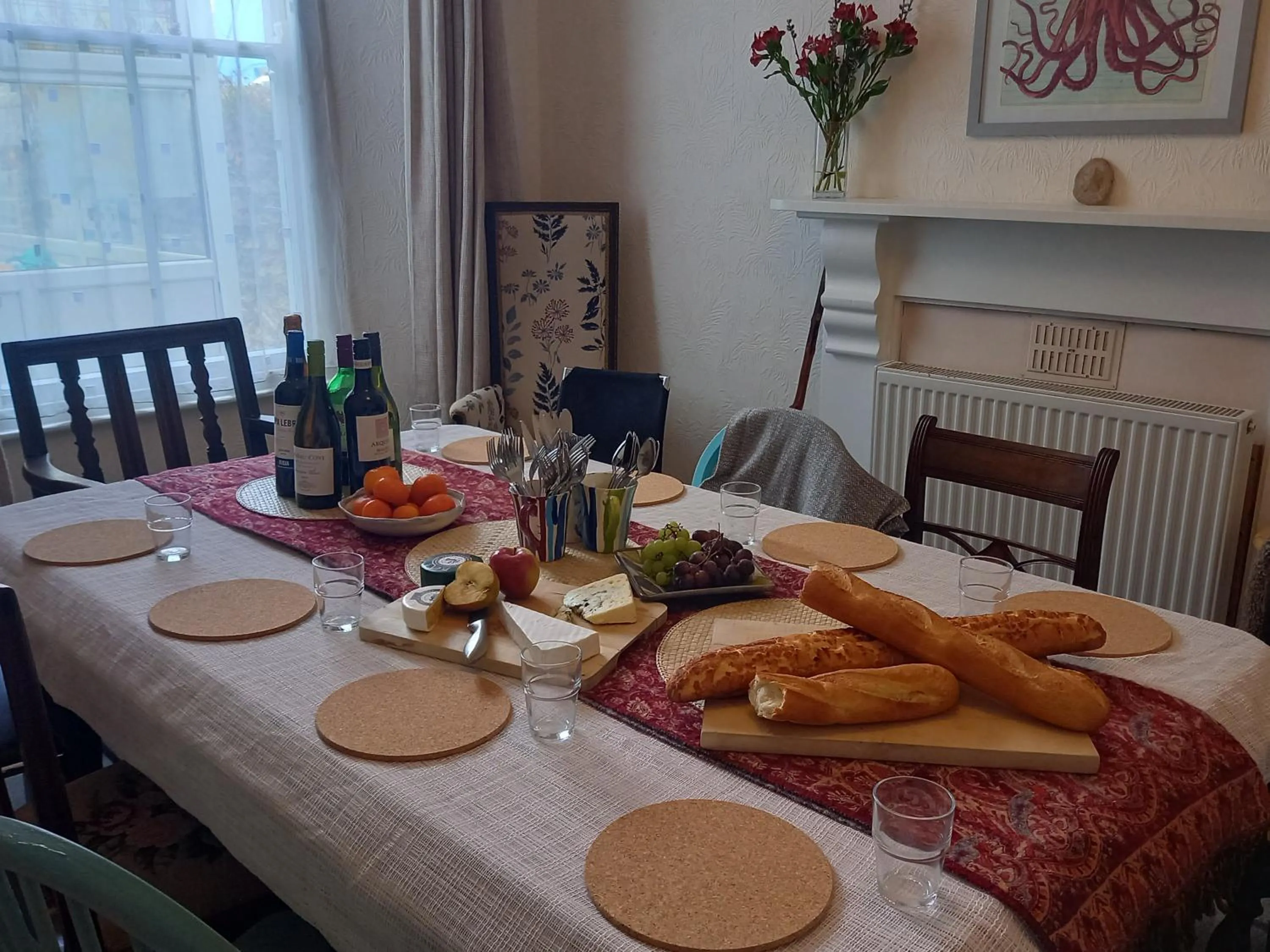 Dining area in Falmouth Lodge