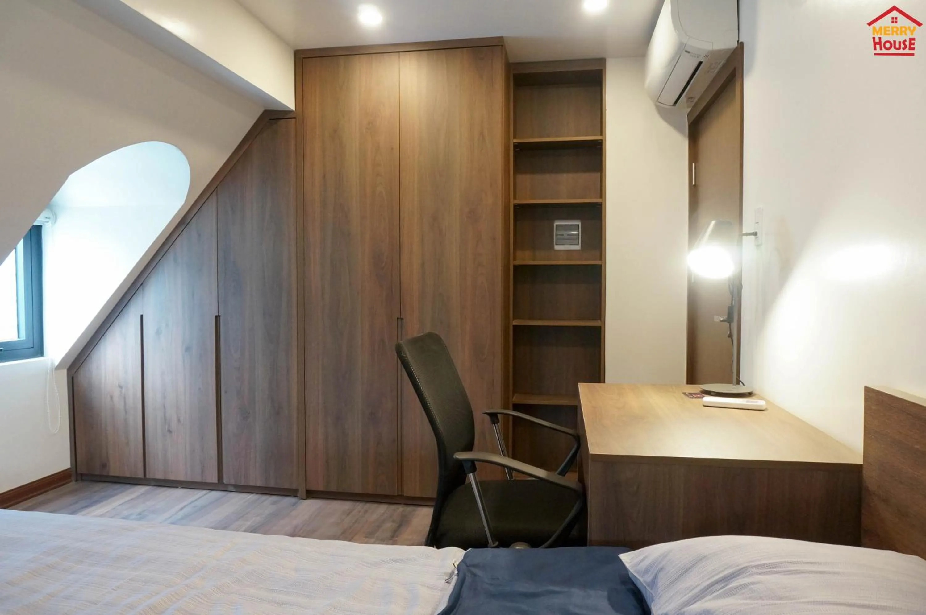 Bedroom, Bed in Merry House Imperia