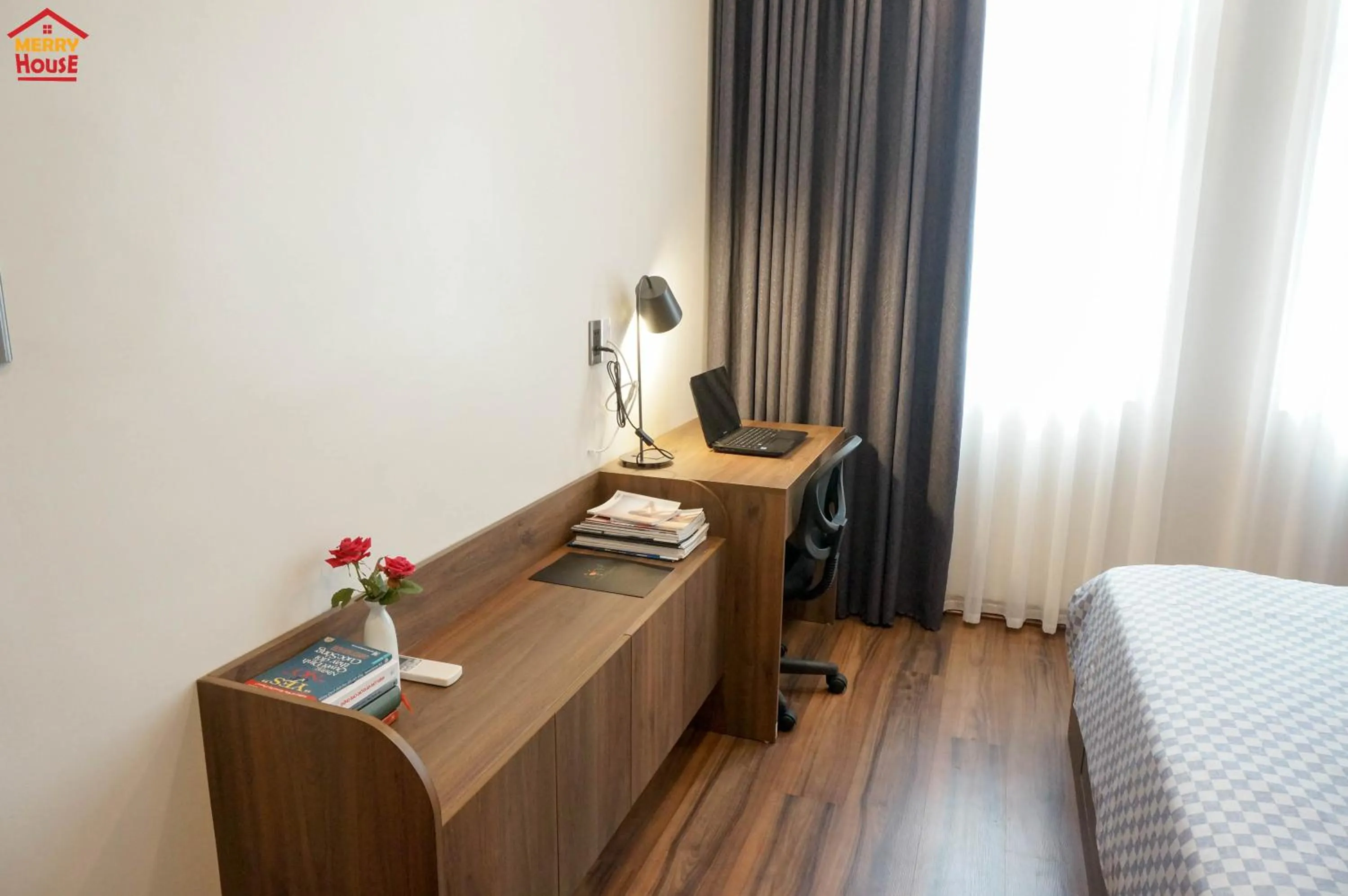 Bedroom, Bed in Merry House Imperia