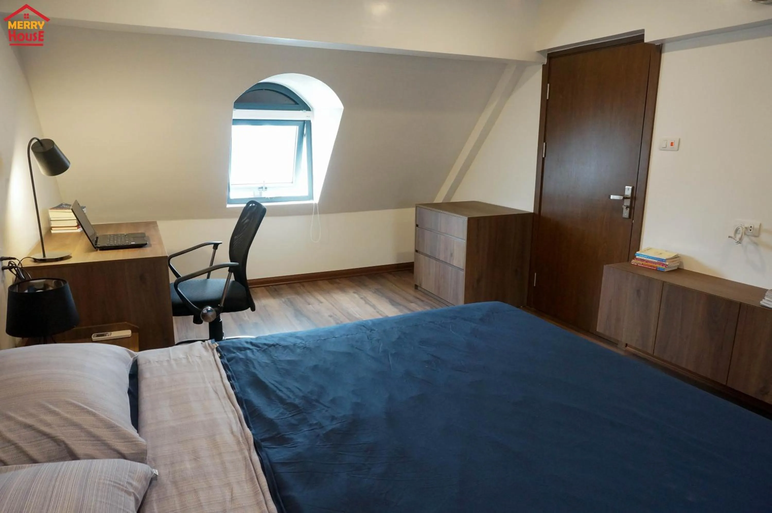 Bedroom, Bed in Merry House Imperia