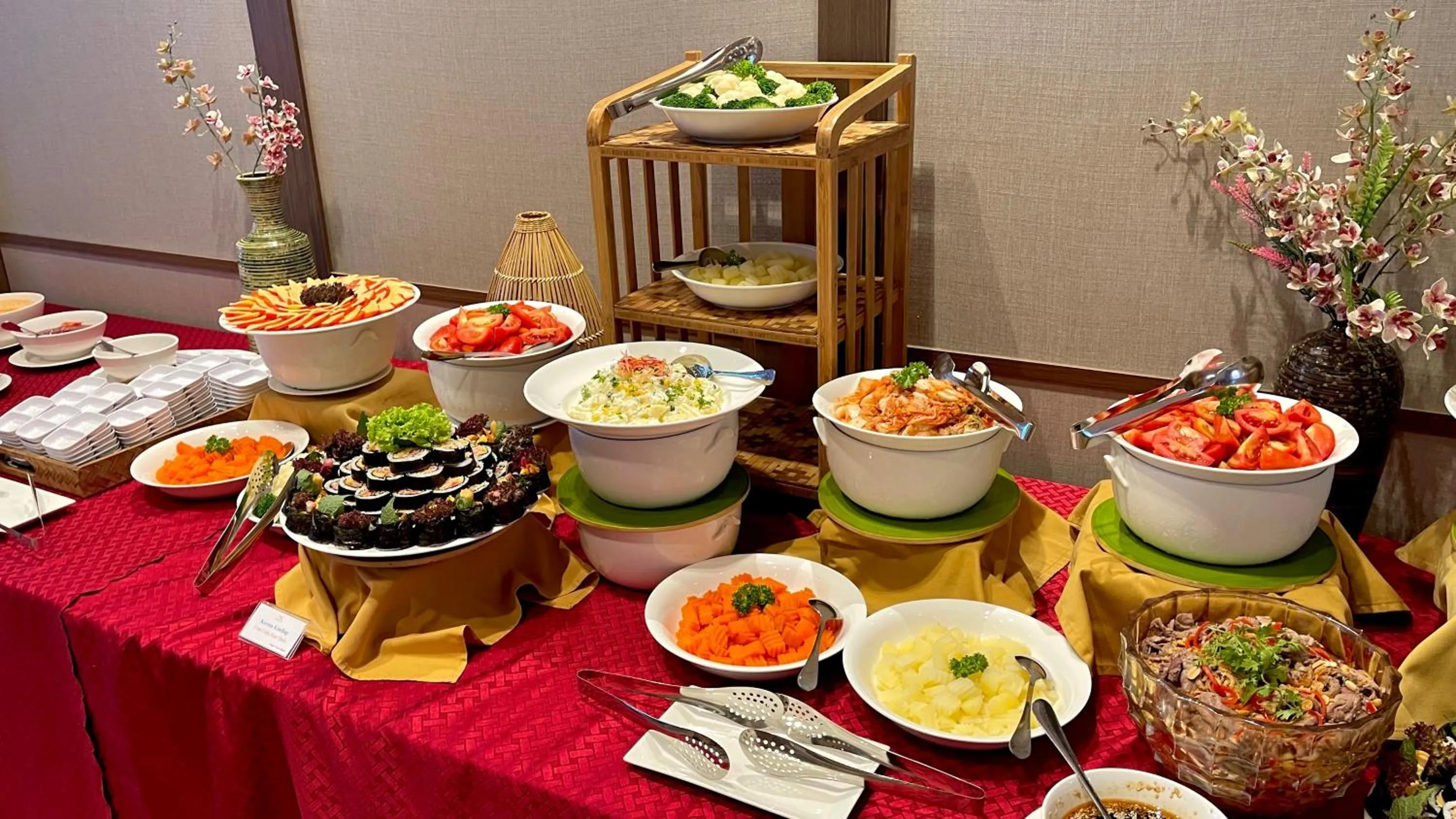 Buffet breakfast in Sonaga Beach Resort & Villas Phu Quoc