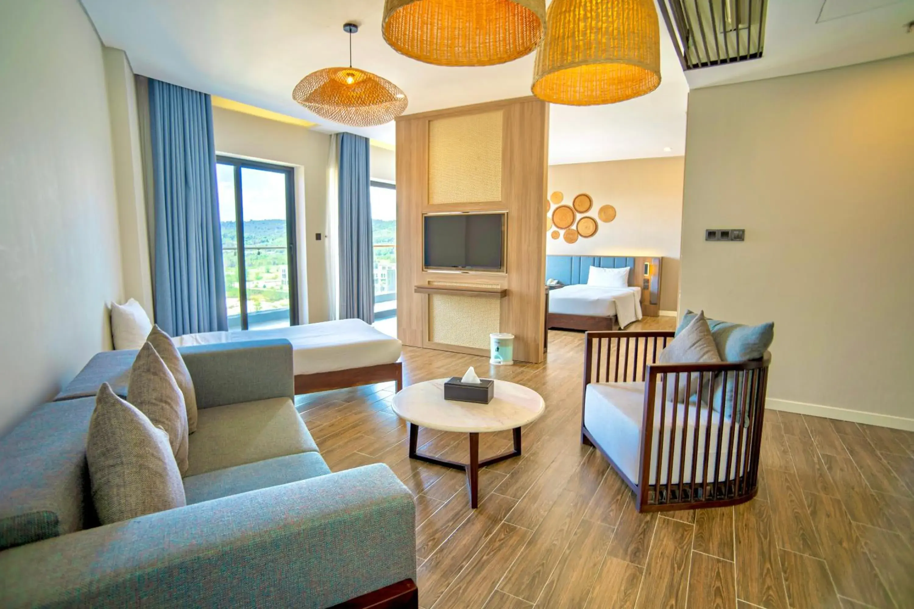 Triple Room with Mountain View in Sonaga Beach Resort & Villas Phu Quoc Triple Room with Mountain View in Sonaga Beach Resort & Villas Phu Quoc