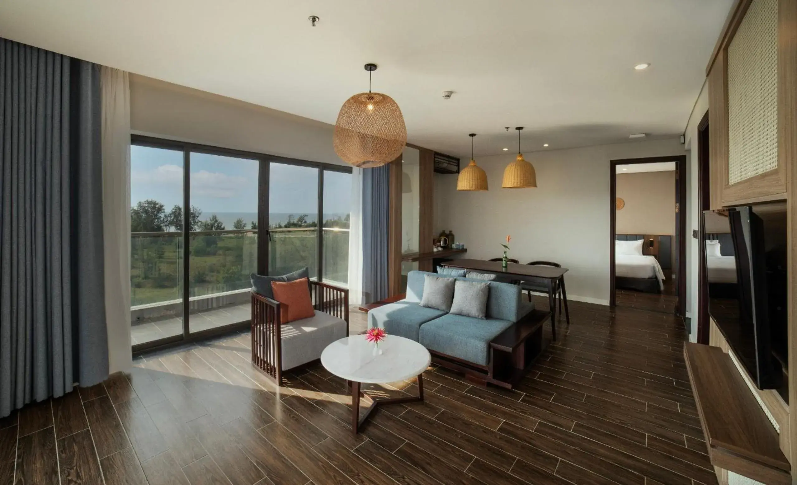 Family Room with Sea View Balcony in Sonaga Beach Resort & Villas Phu Quoc Family Room with Sea View Balcony in Sonaga Beach Resort & Villas Phu Quoc