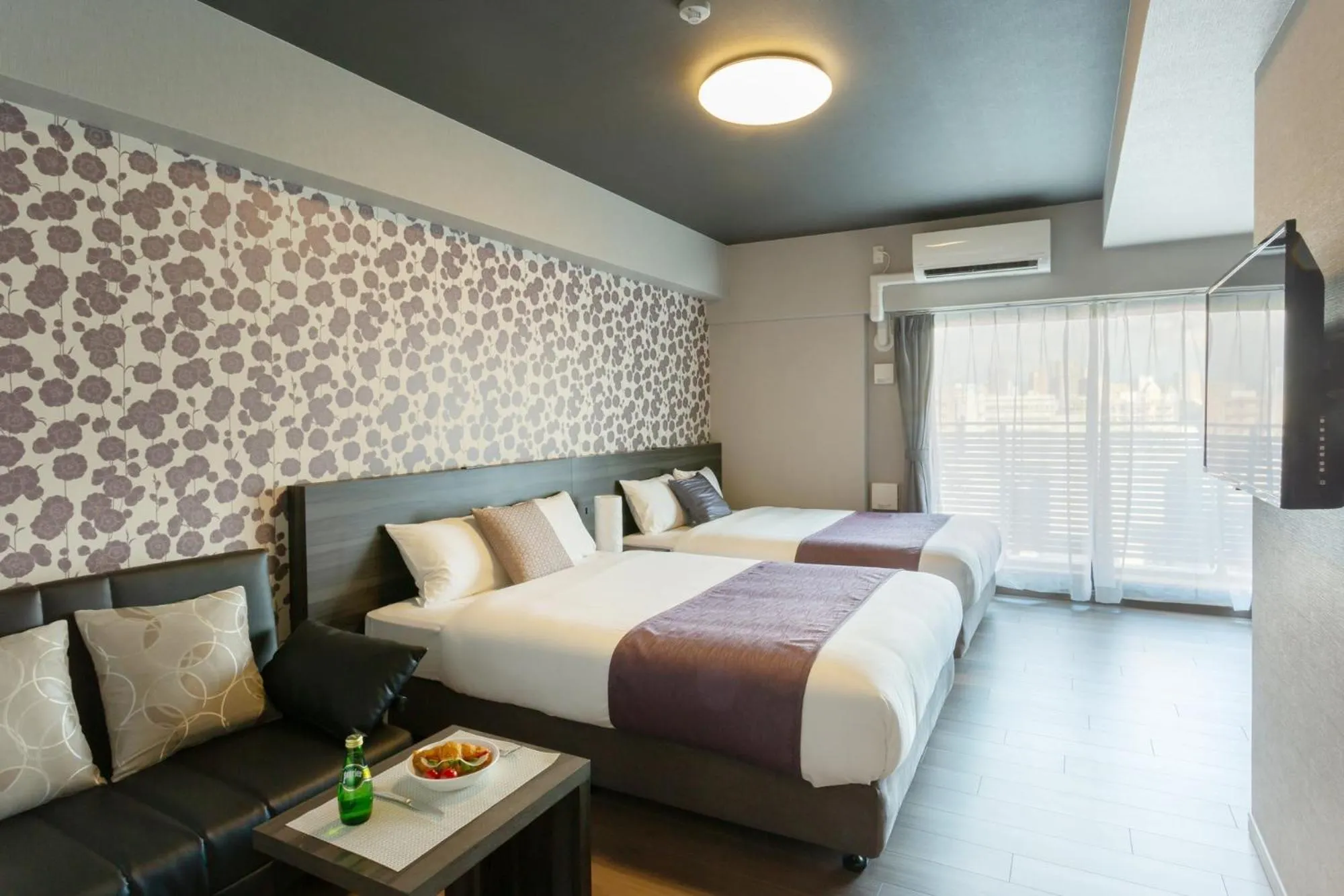 Bedroom, Bed in BON Condominium Namba Ebisu