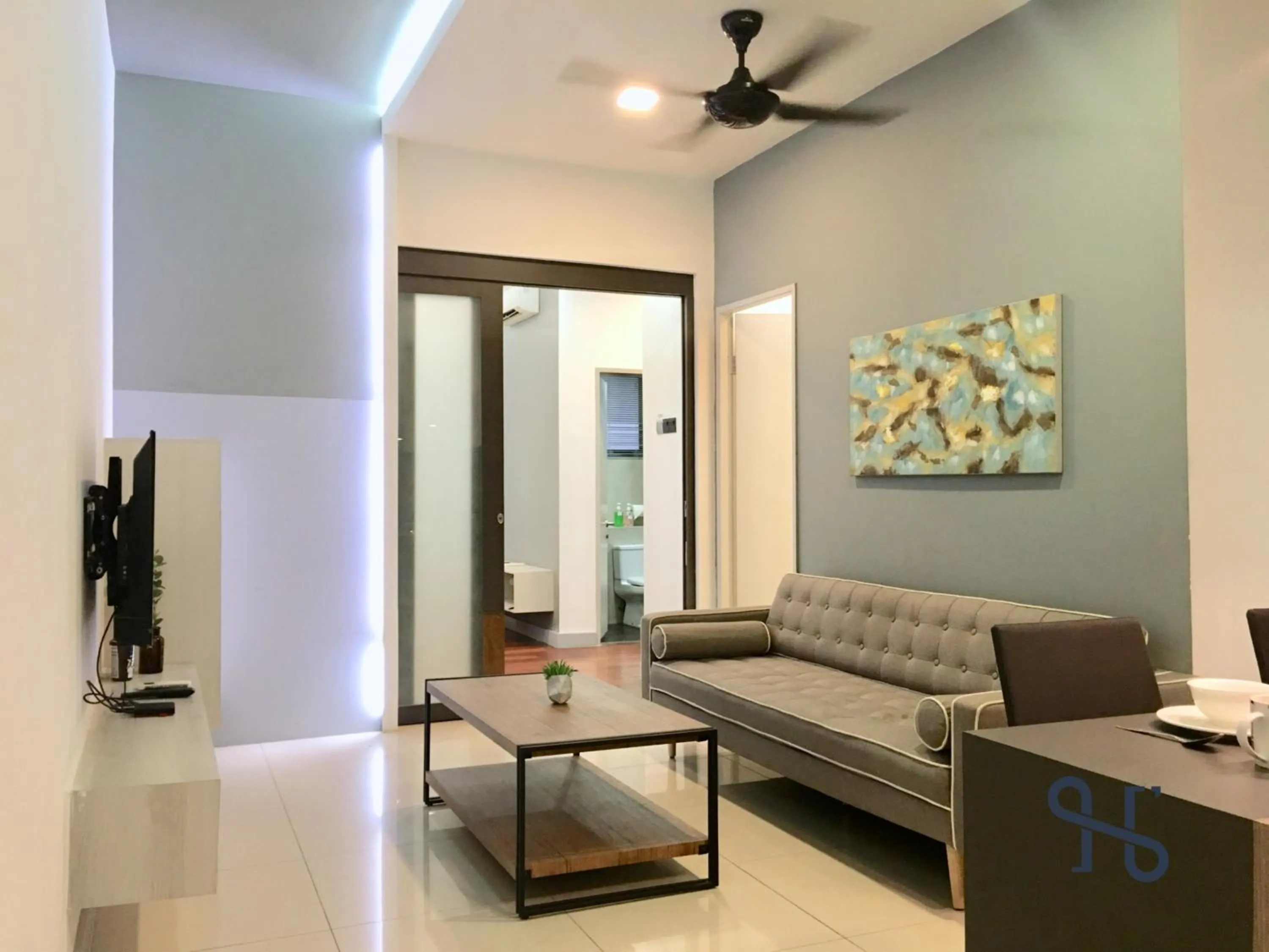 Living room in Homesuite' Home at The Loft