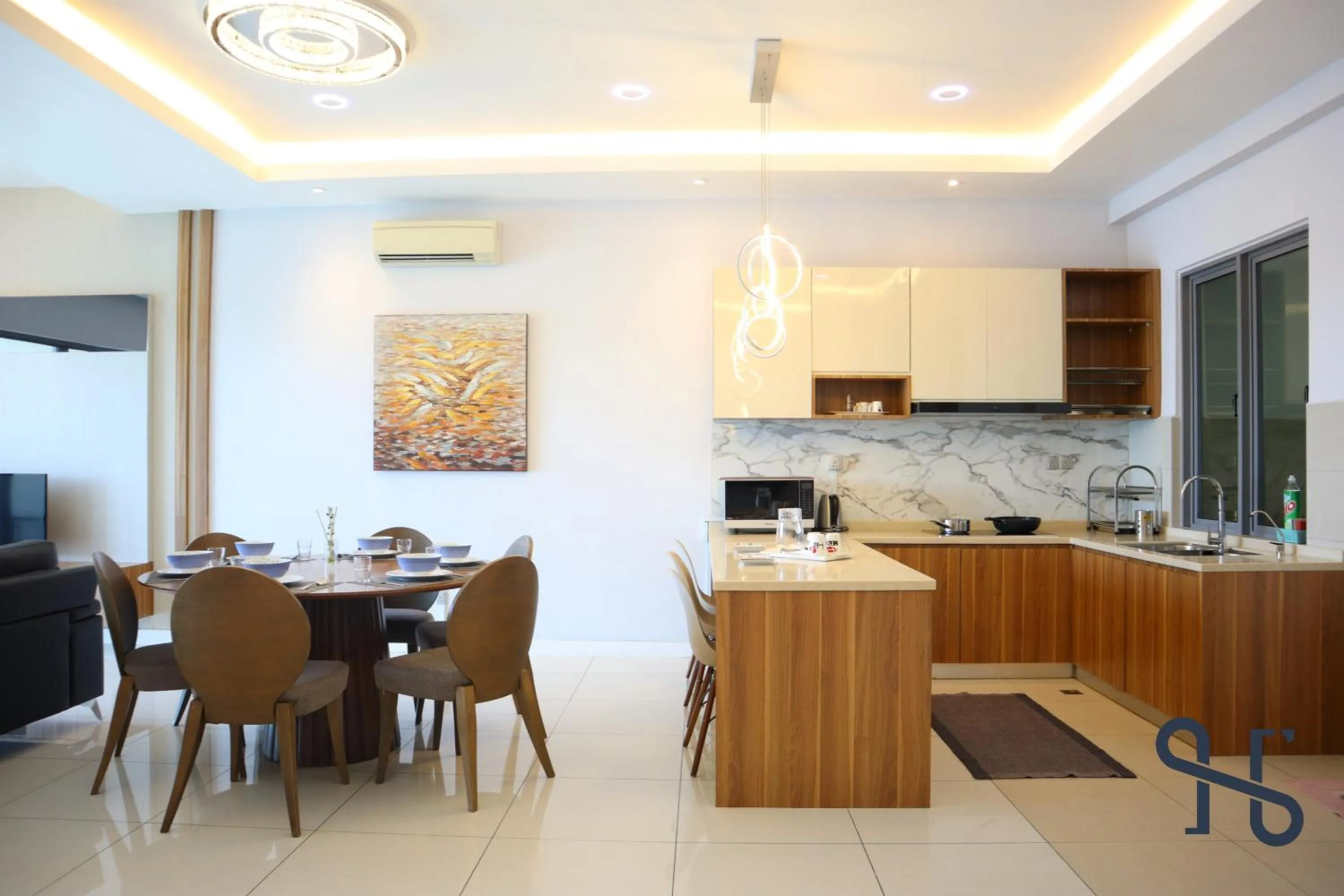 Kitchen or kitchenette in Homesuite' Home at The Loft