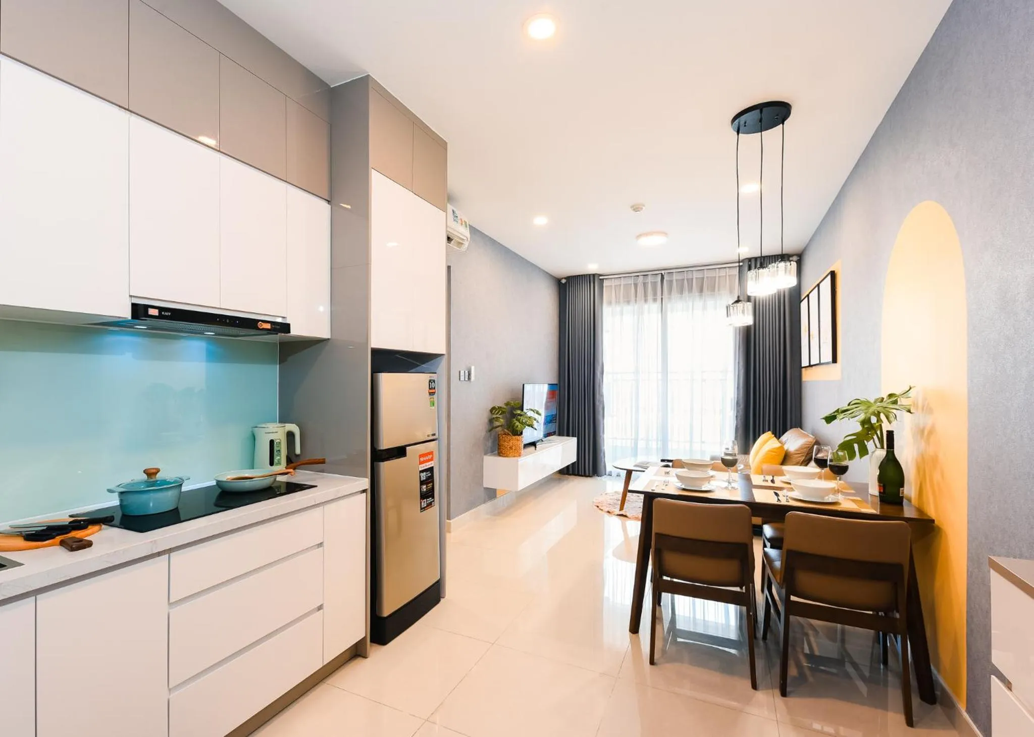 Kitchen or kitchenette in S Lux Apartment