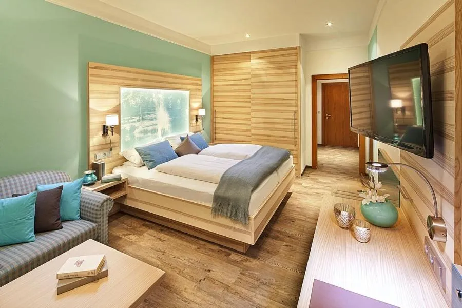 Bed in Hotel Wiedemann