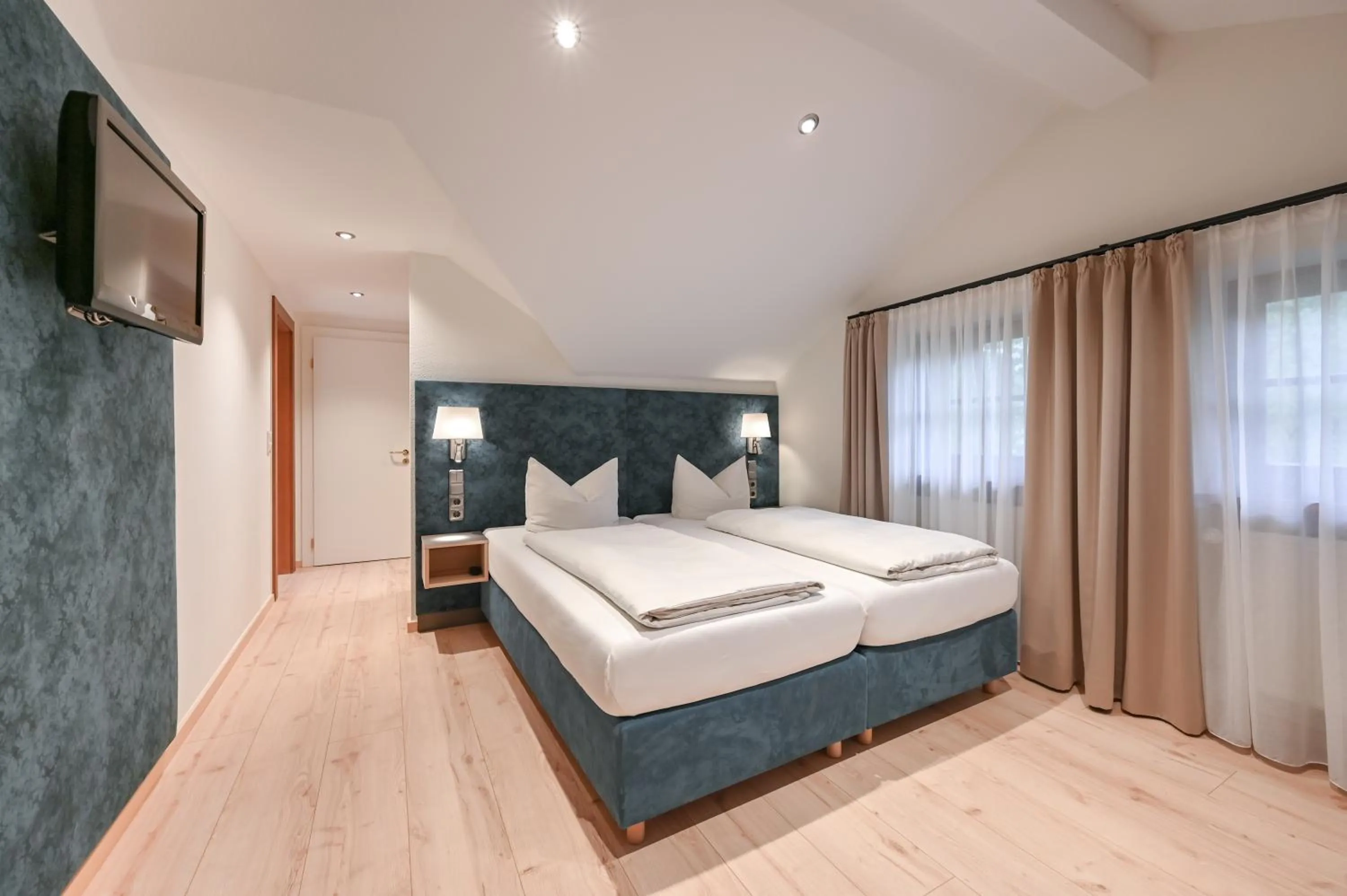 Bed in Hotel Wiedemann