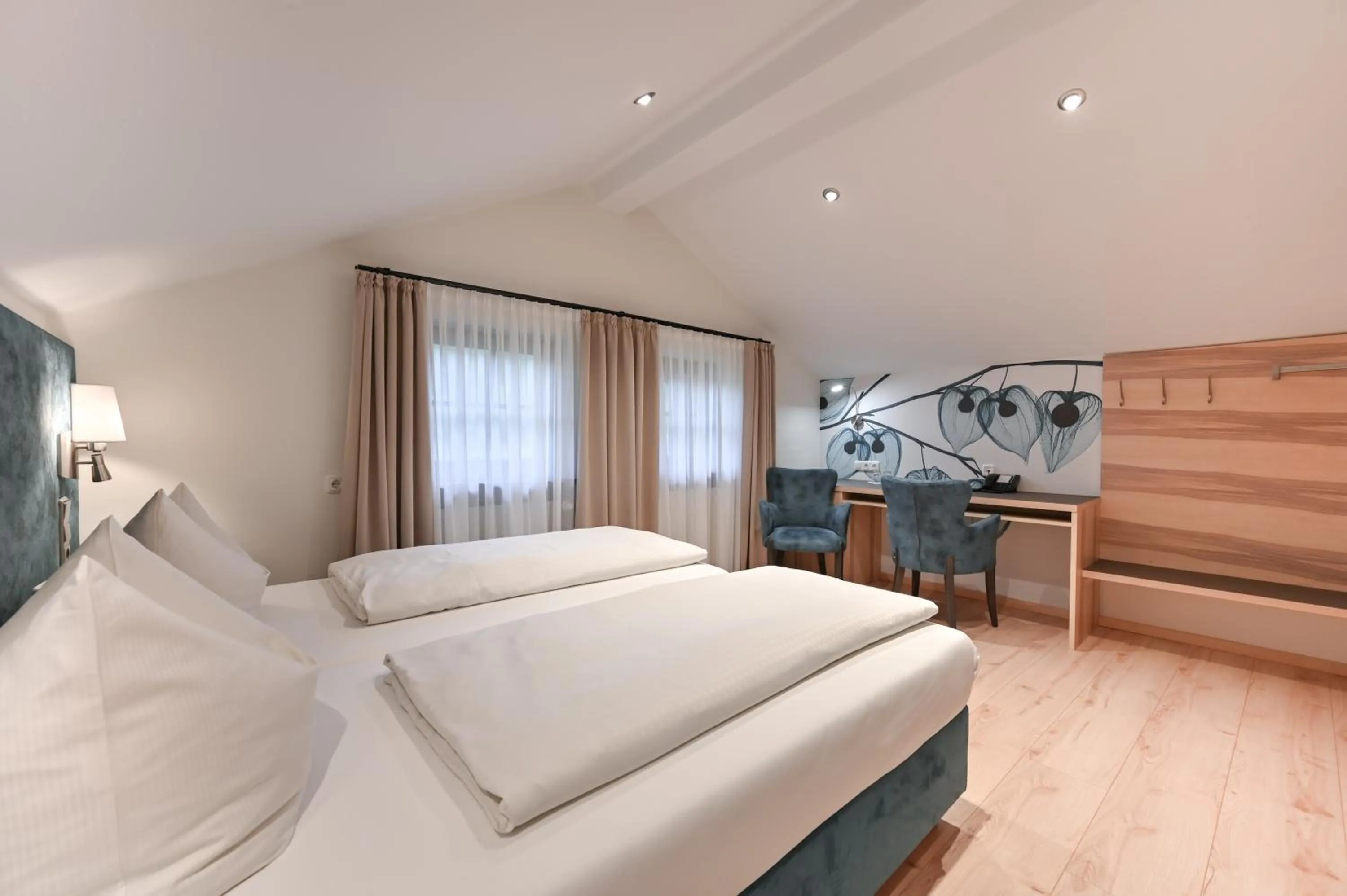 Bed in Hotel Wiedemann