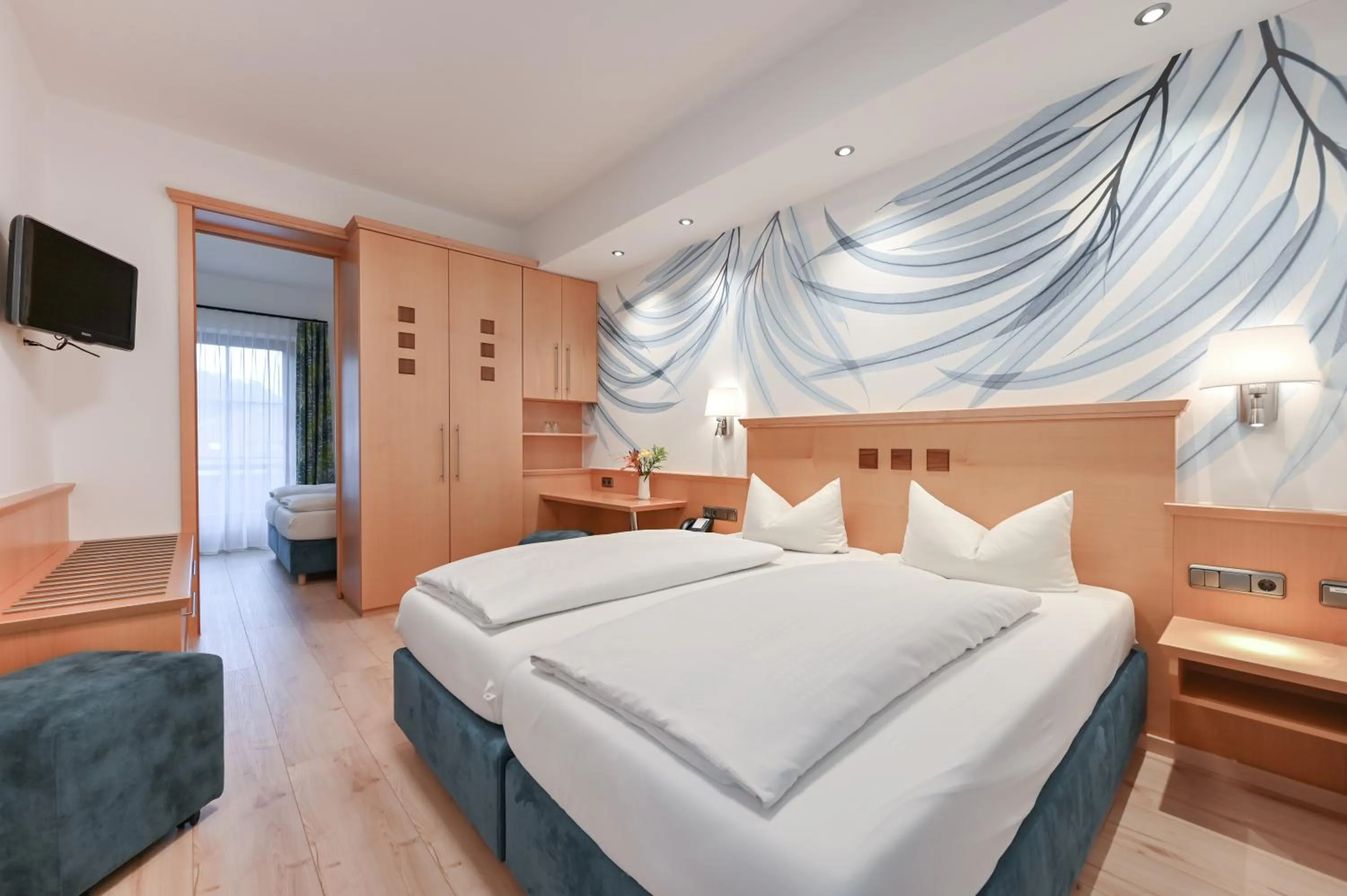 Bed in Hotel Wiedemann