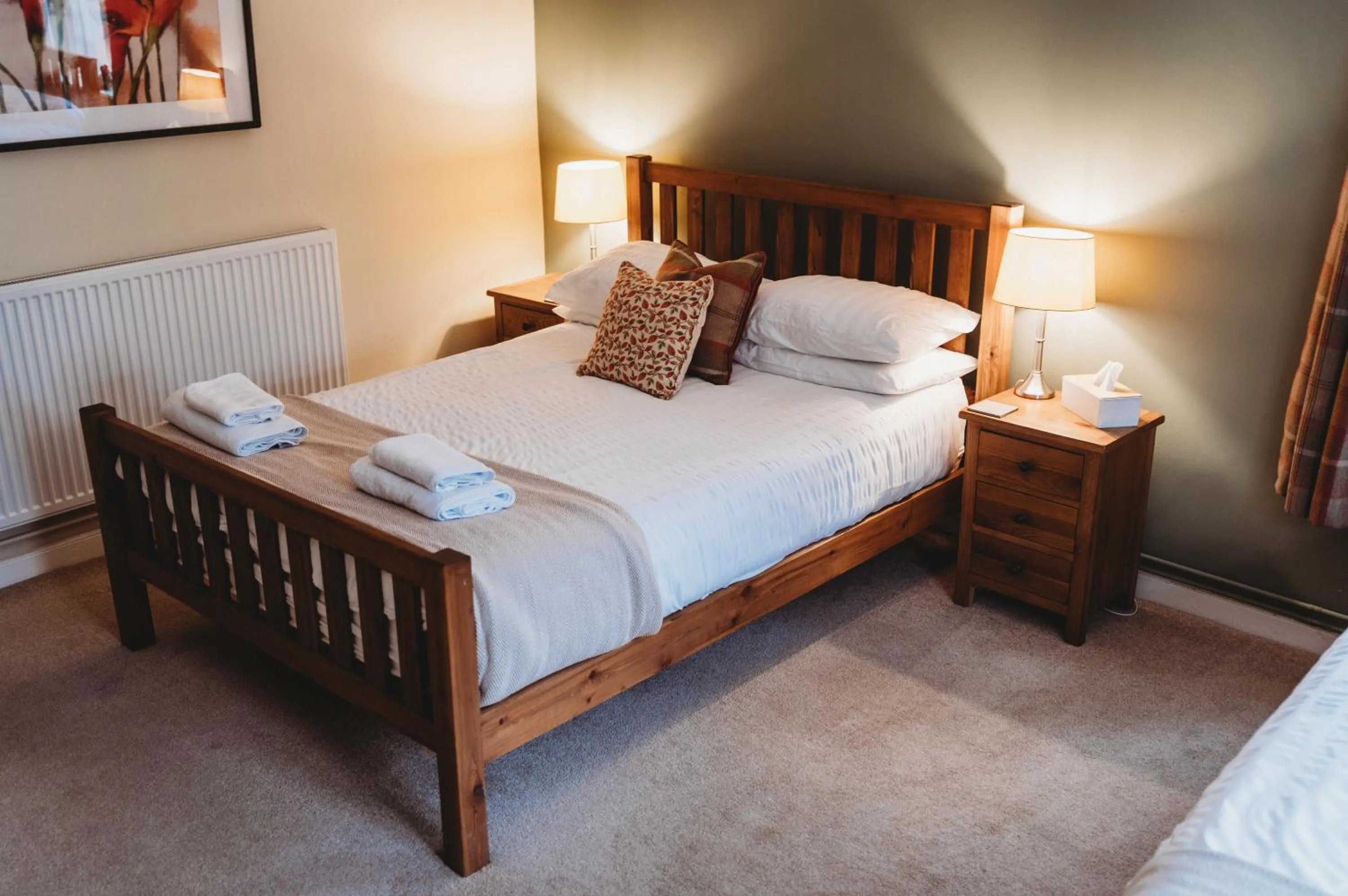 Bed in The White Lion Inn