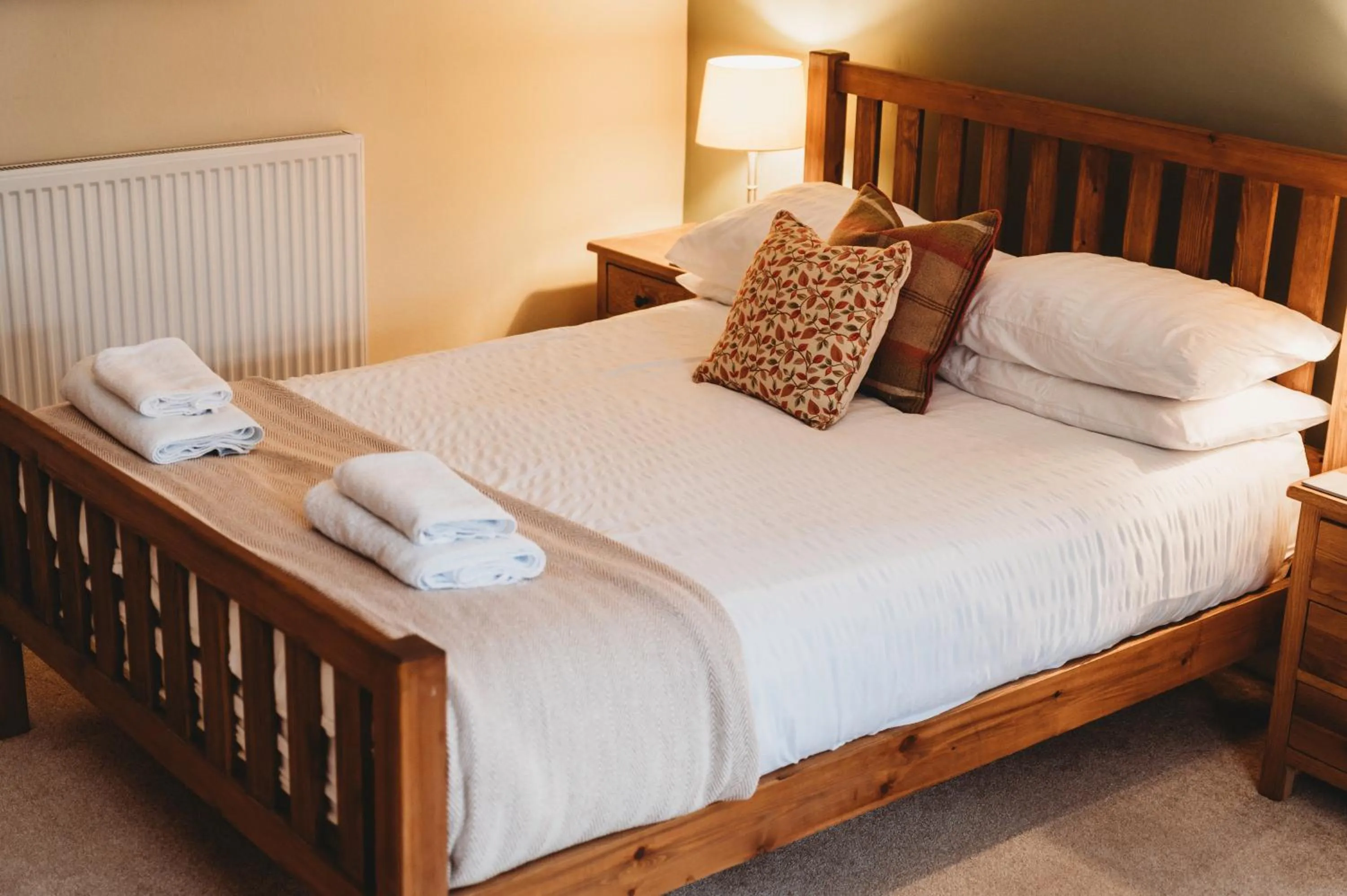 Bed in The White Lion Inn