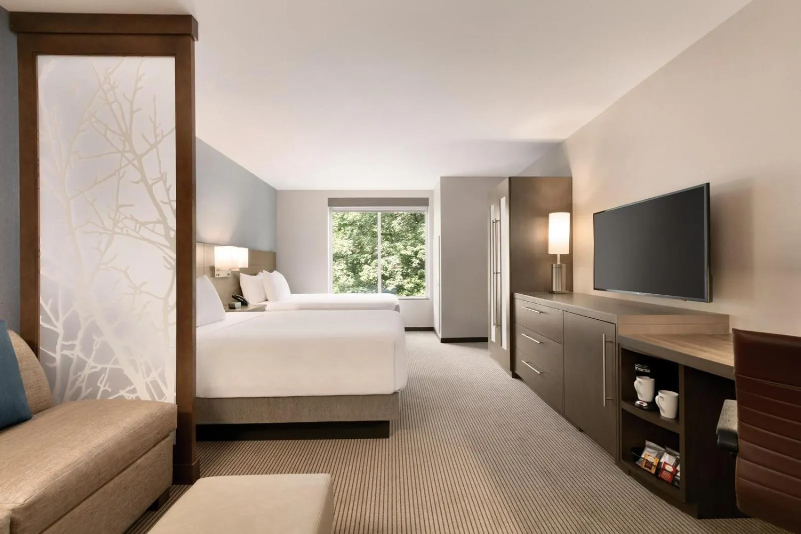 TV and multimedia, Bed in Hyatt Place Fort Lee/George Washington Bridge