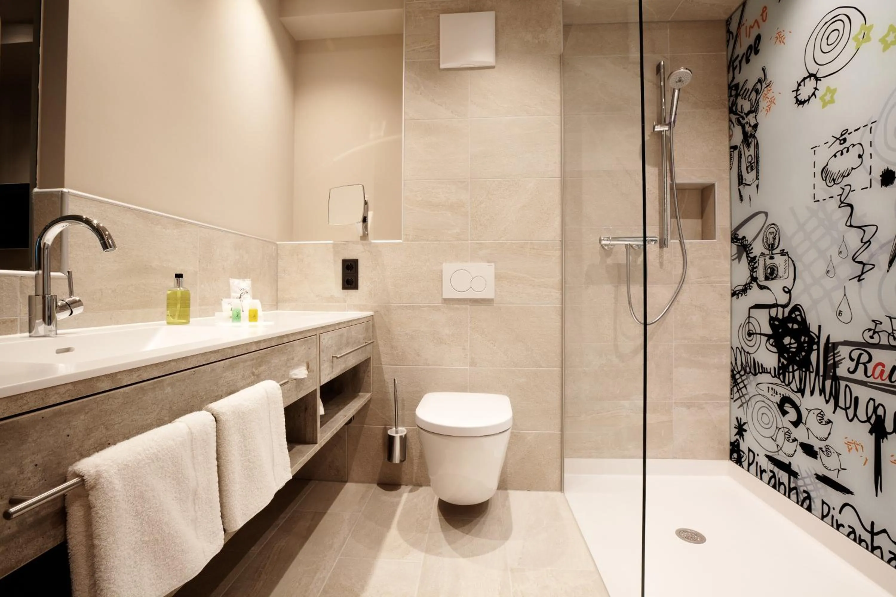 Bathroom in Hotel Die Gams