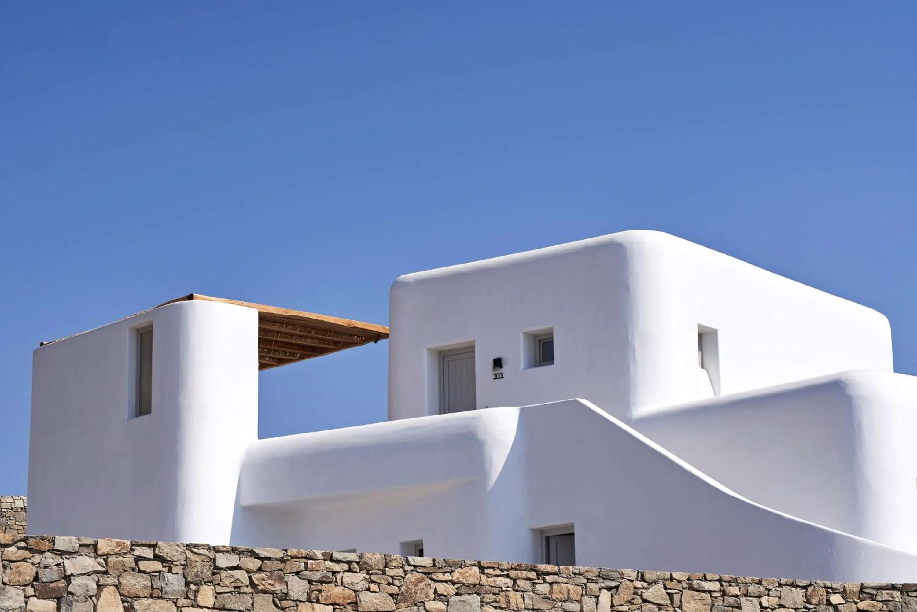Property building in Radisson Blu Euphoria Resort, Mykonos