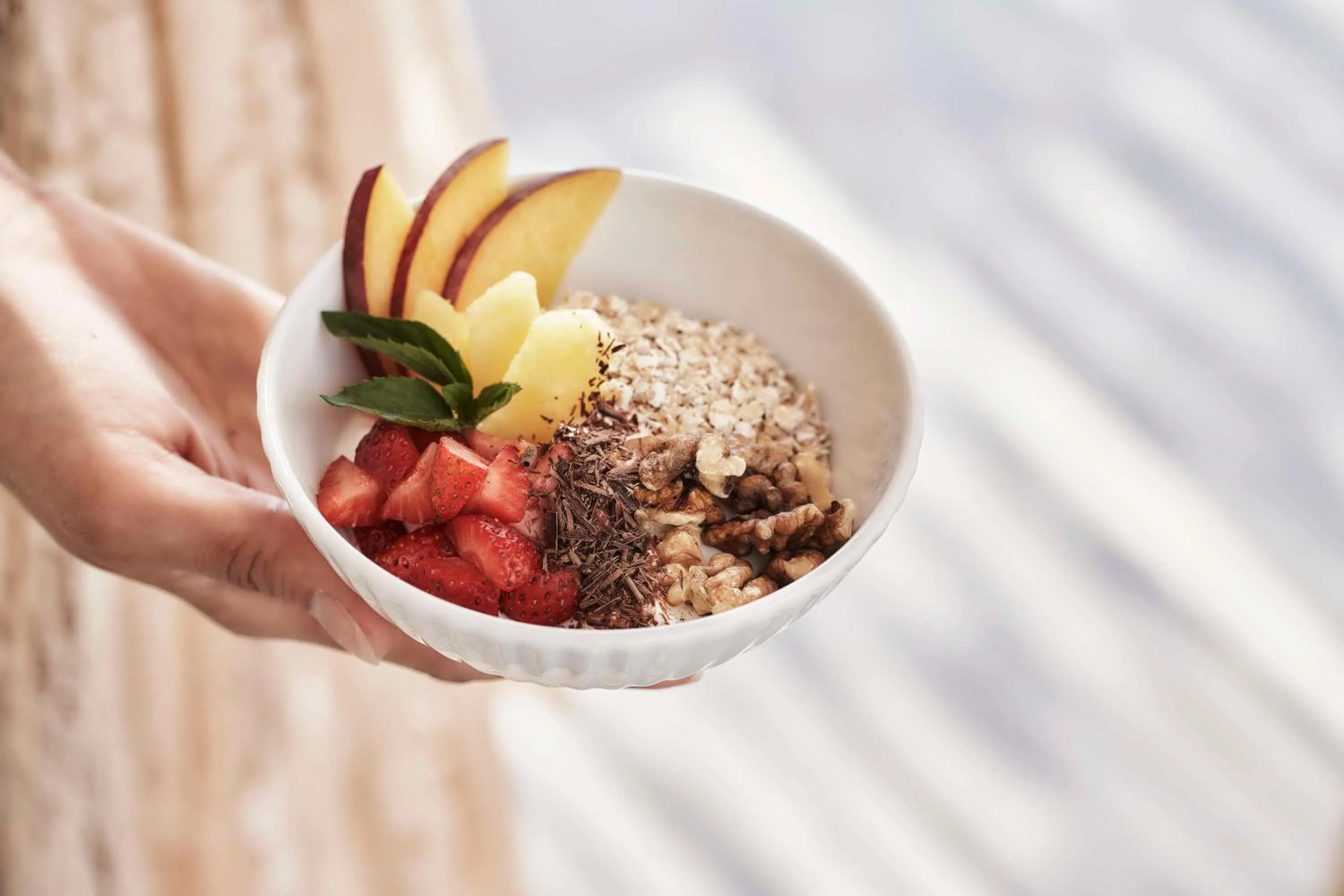 Breakfast in Radisson Blu Euphoria Resort, Mykonos