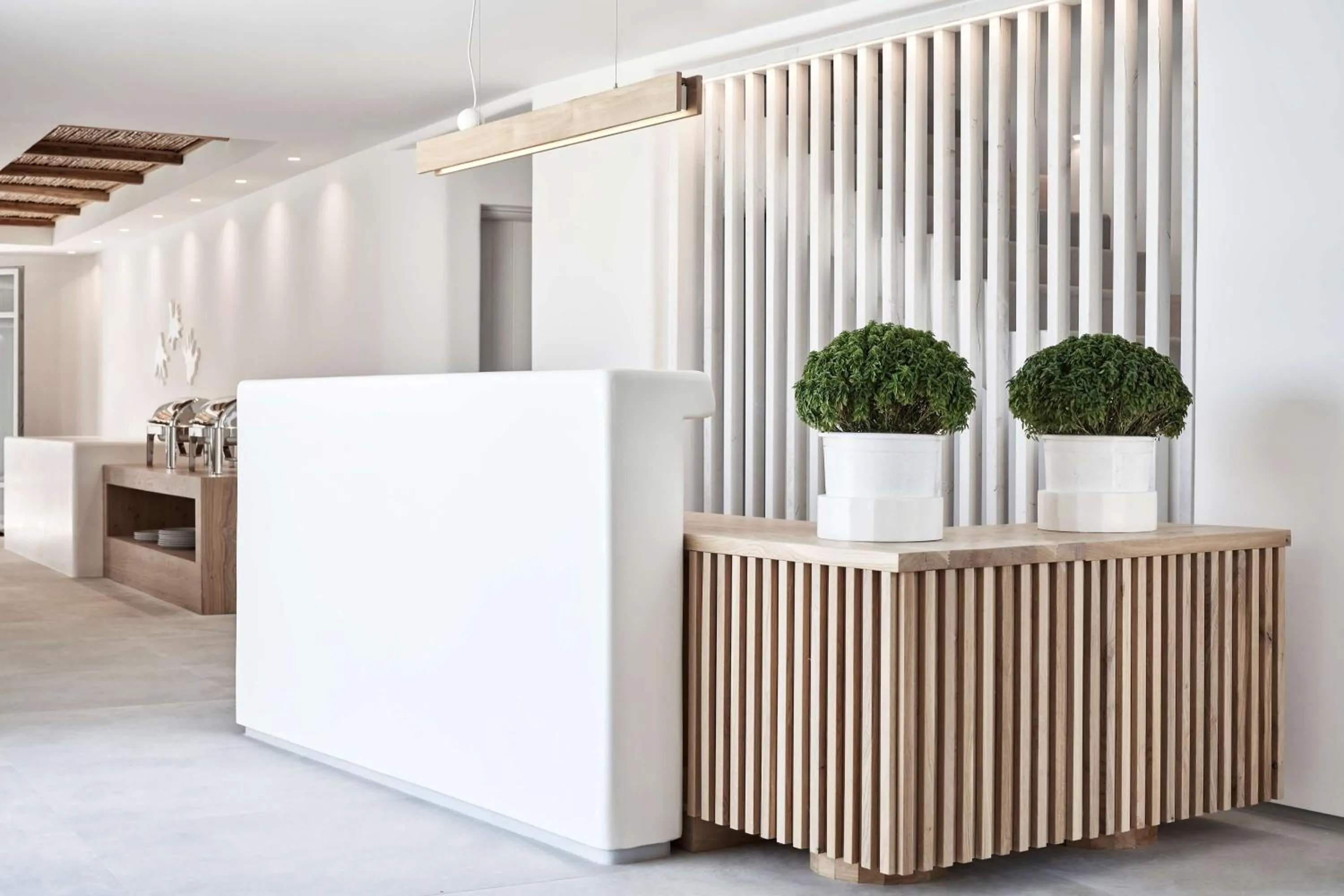 Lobby or reception in Radisson Blu Euphoria Resort, Mykonos