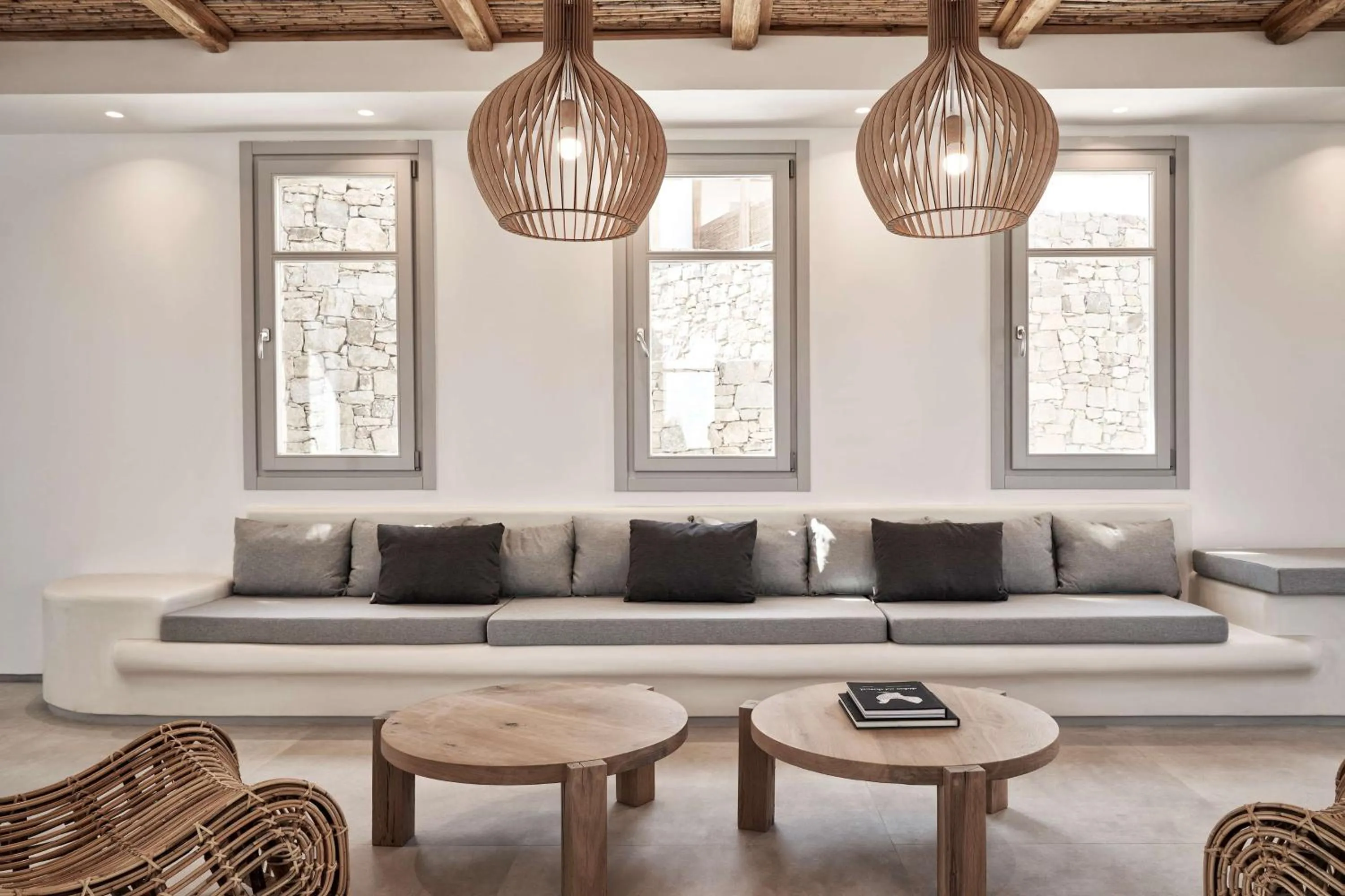 Lobby or reception in Radisson Blu Euphoria Resort, Mykonos