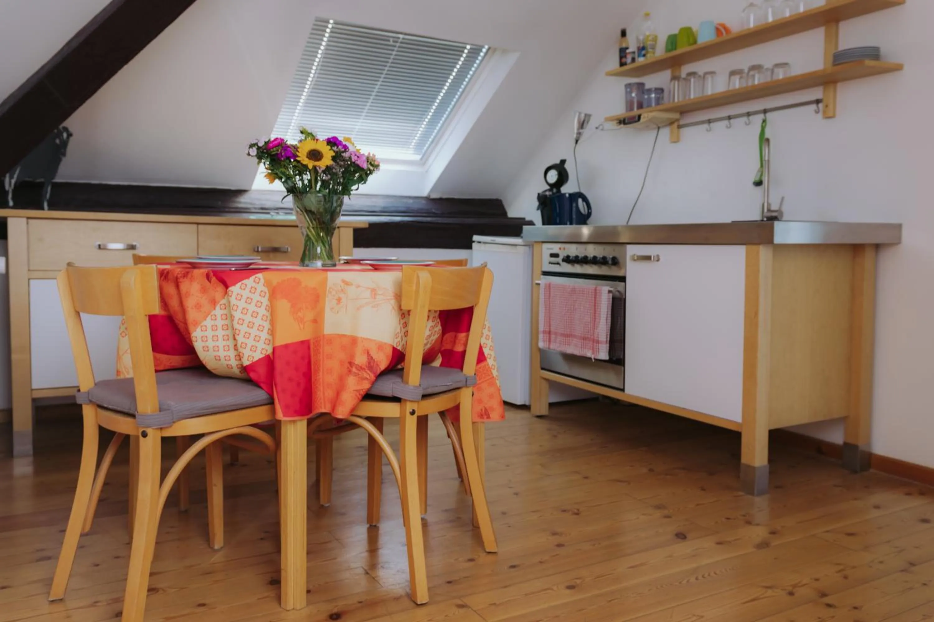 Kitchen or kitchenette in Hotel ZweiLinden Meckenheim Bonn